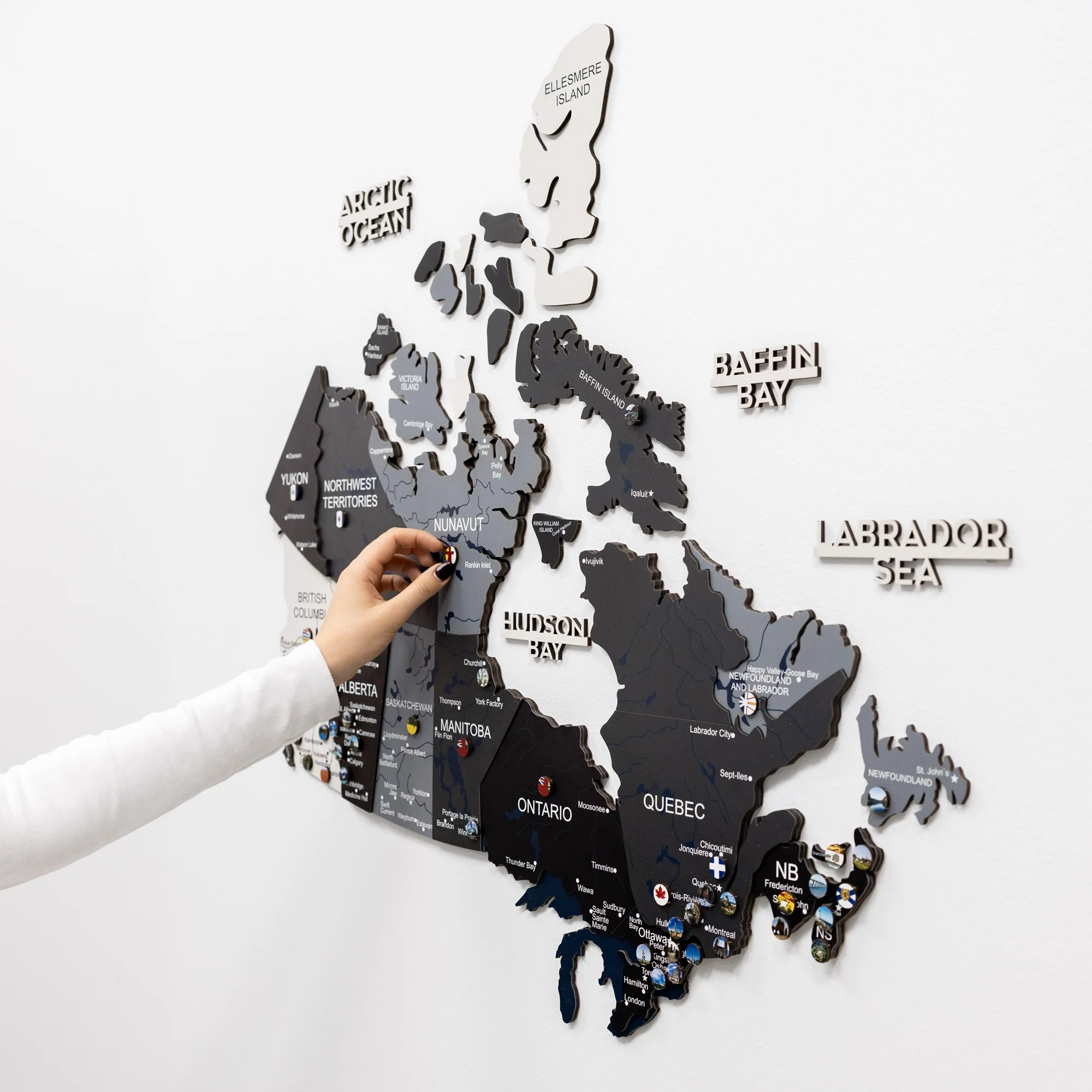 3D Wooden Map of Canada – Nordik - Image 10