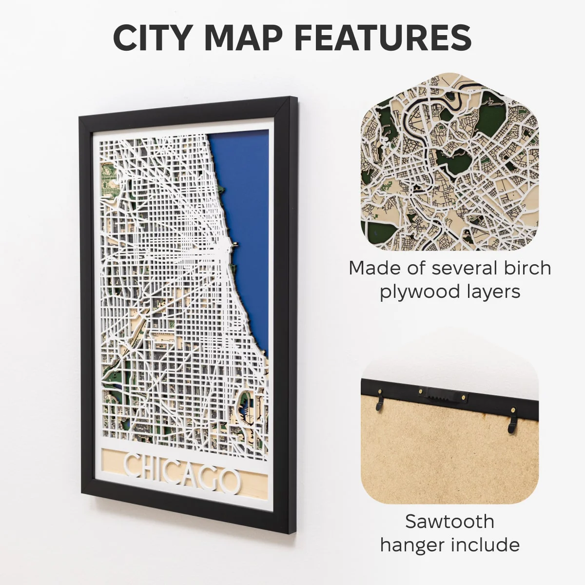 3D City Map Chicago - Image 8