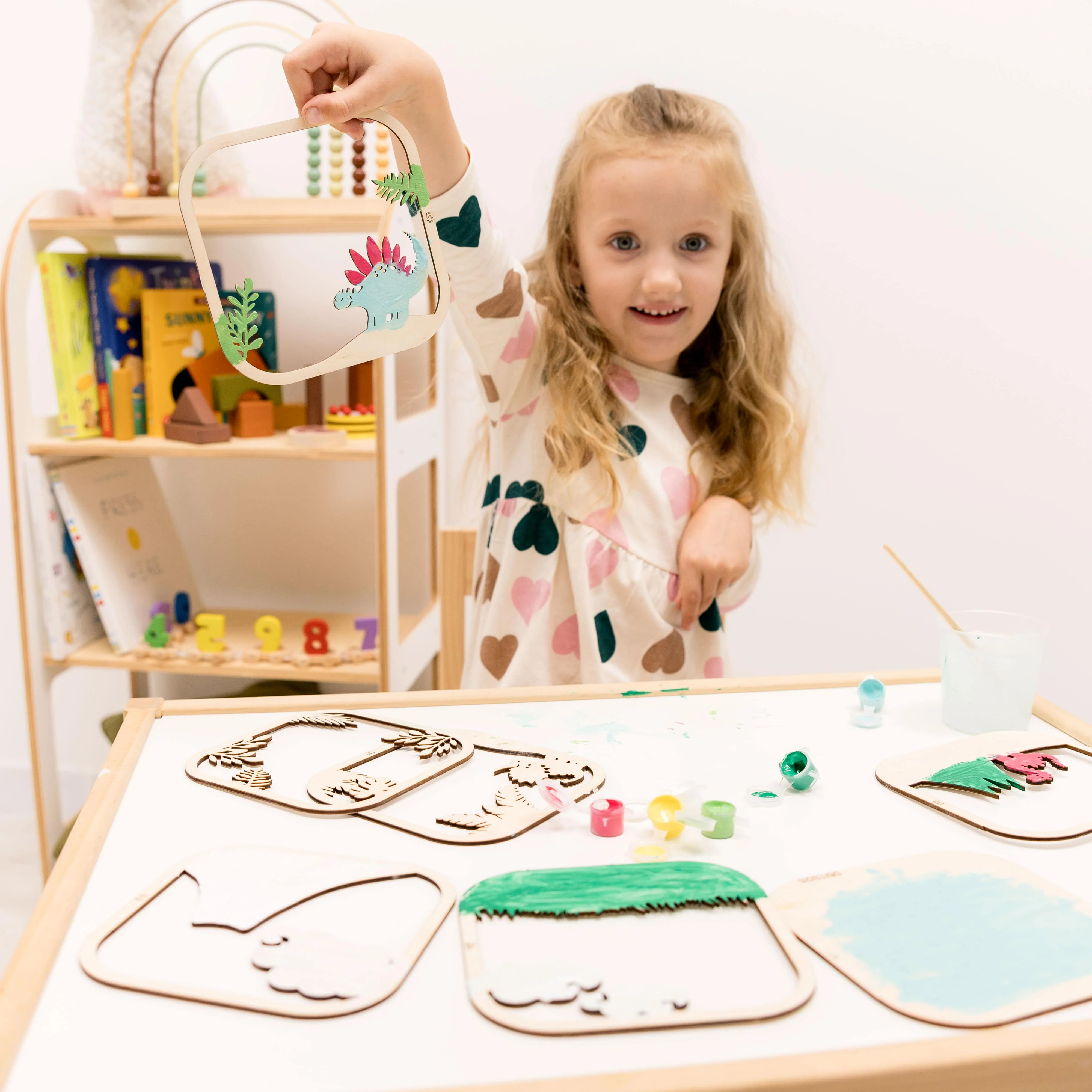 3D DIY Wood Painting Kit for Kids – Dino - Image 8