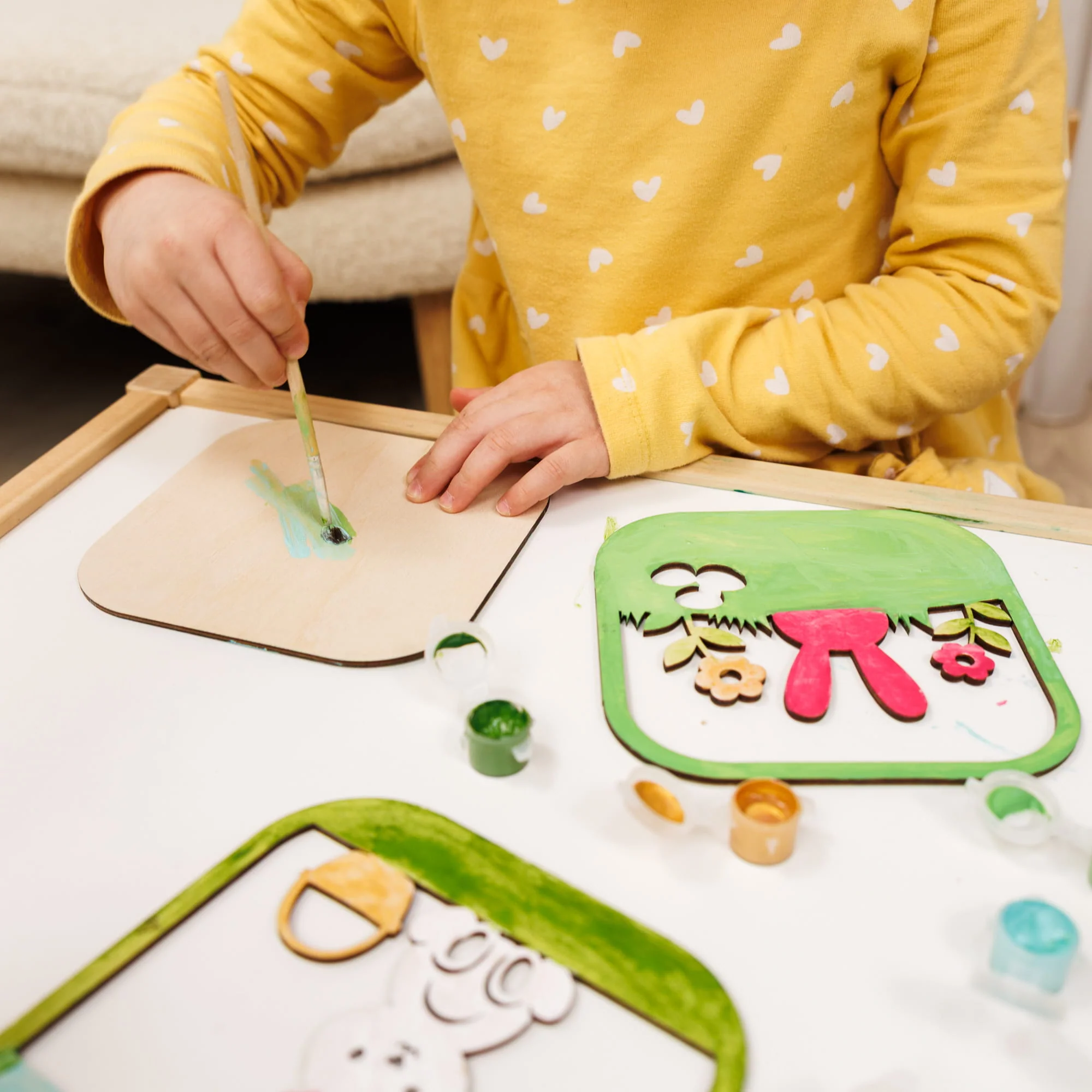 3D DIY Wood Painting Kit for Kids - Easter Bunny - Image 11