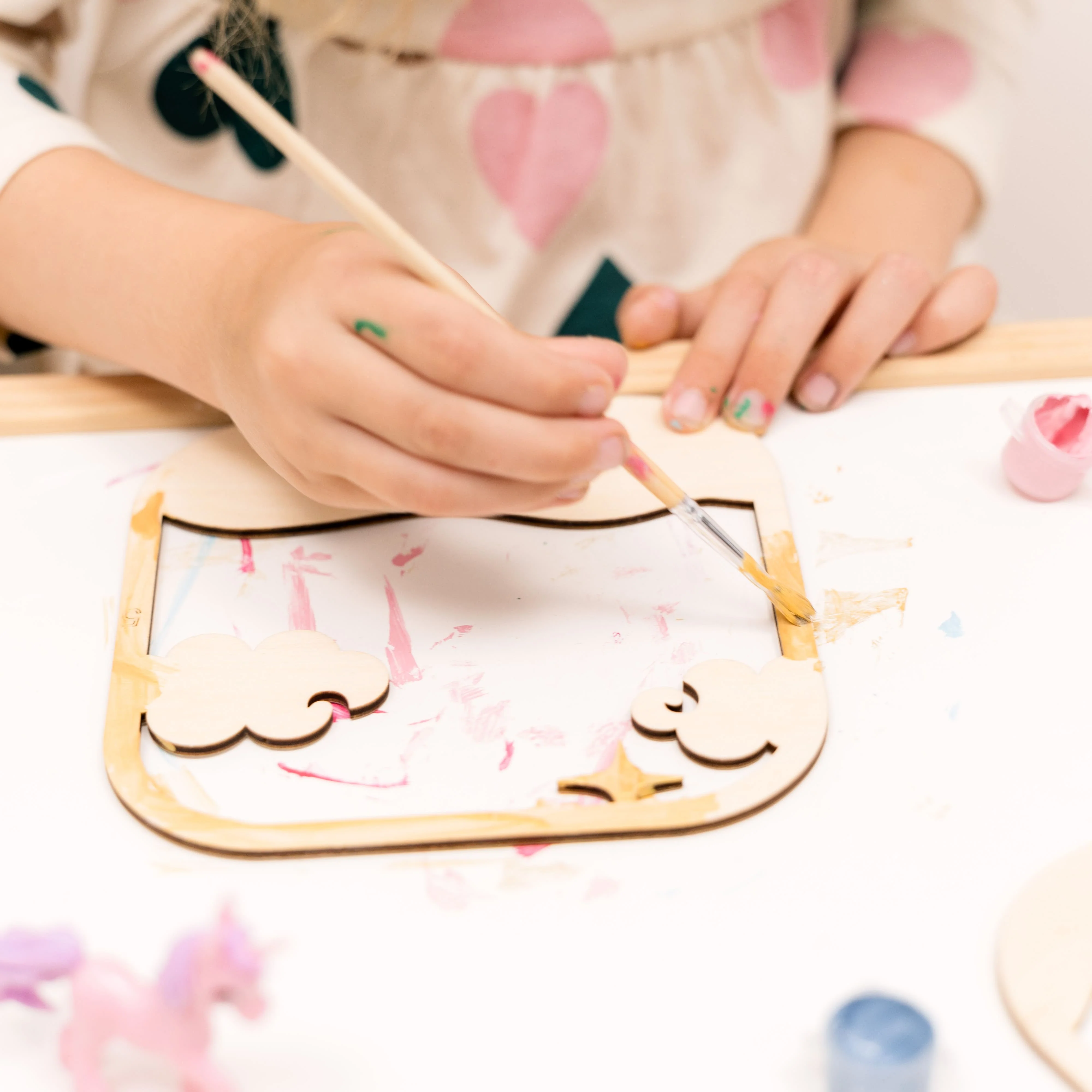 3D DIY Wood Painting Kit for Kids – Unicorn - Image 7