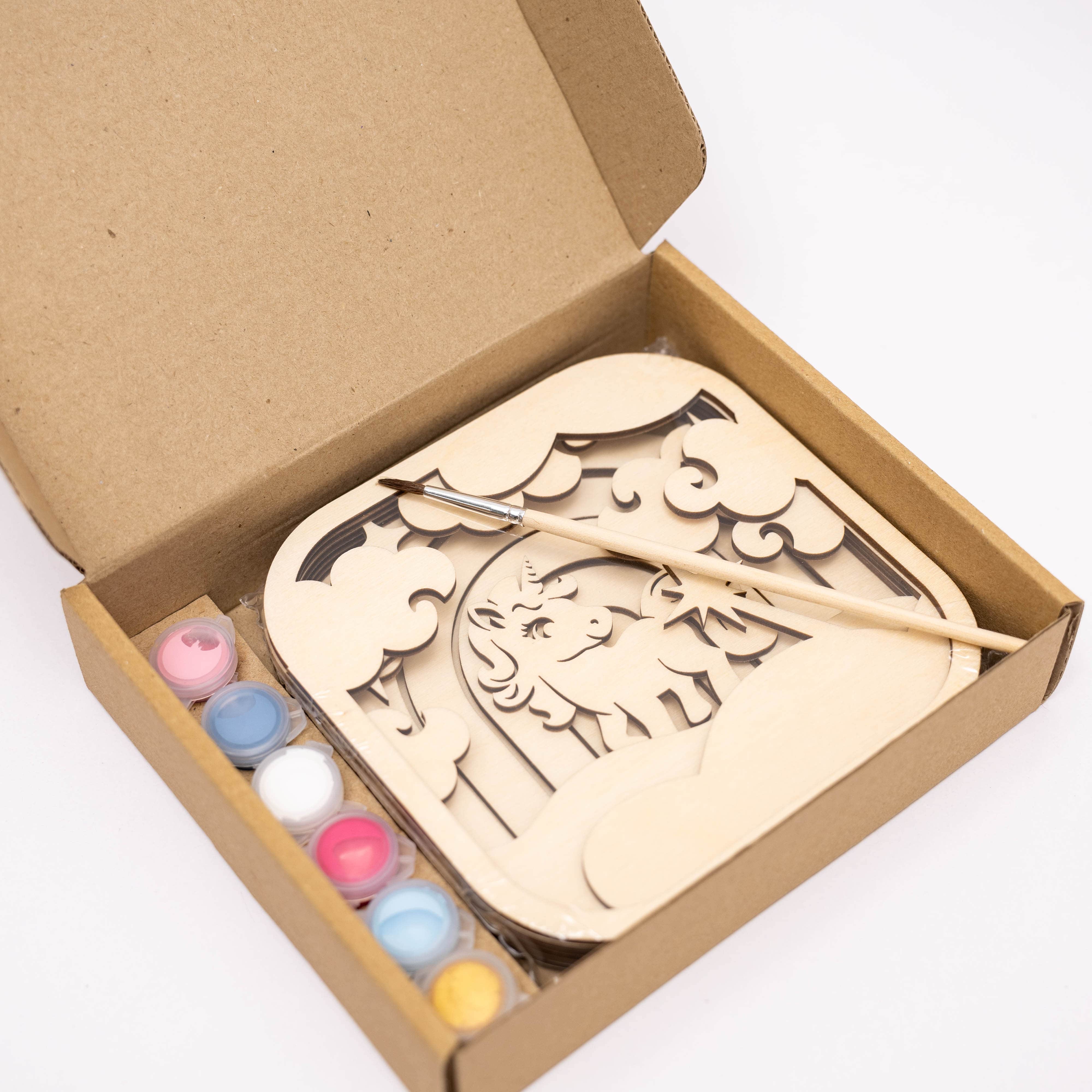 3D DIY Wood Painting Kit for Kids – Unicorn - Image 9
