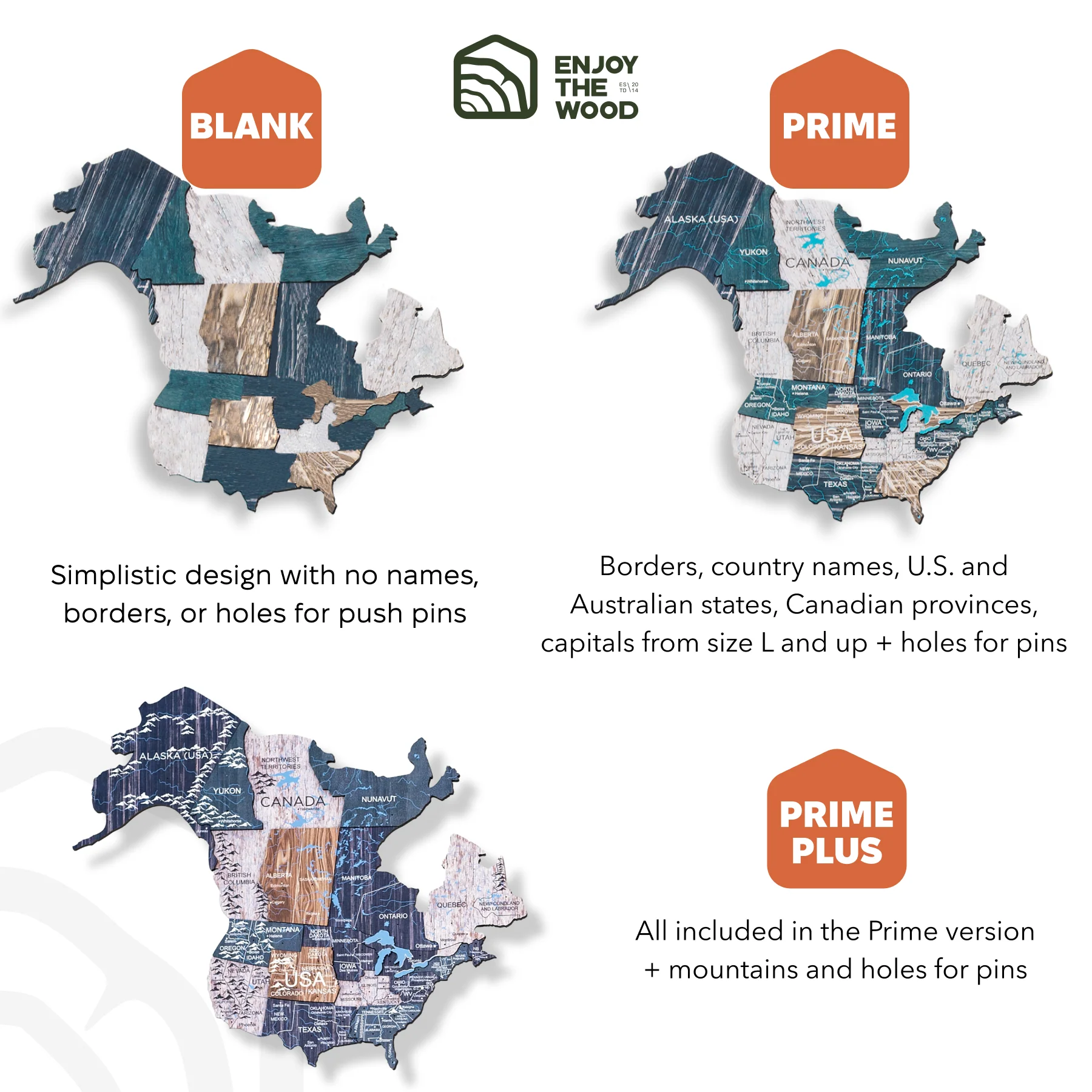 3D Wooden World Map Mystery - Image 12