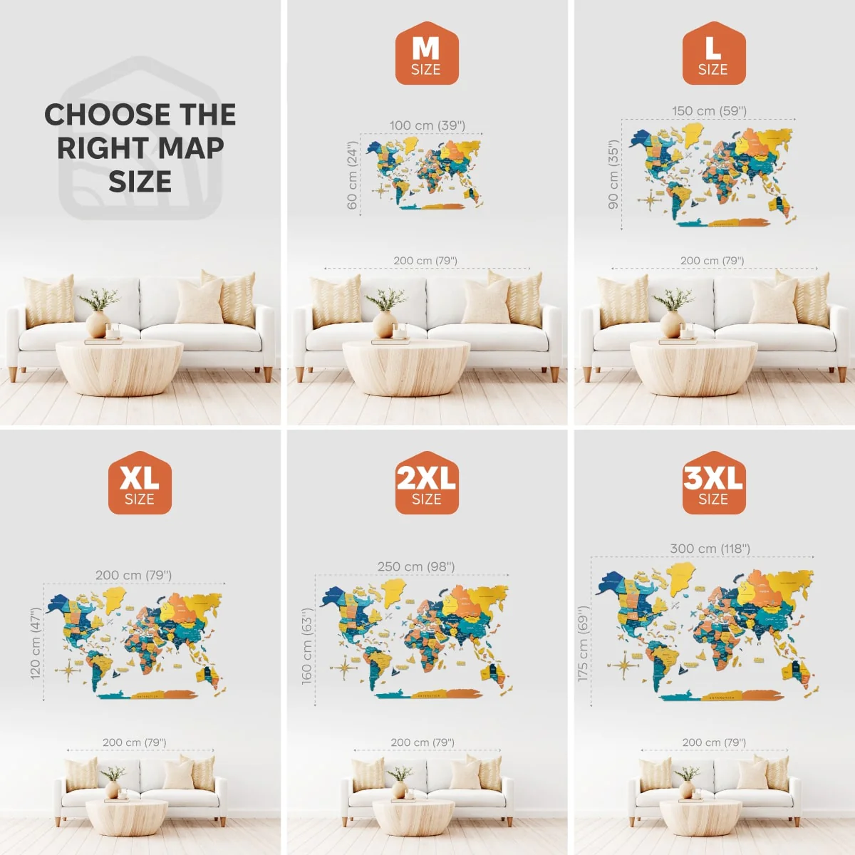 3D Wooden World Map Indie - Image 12