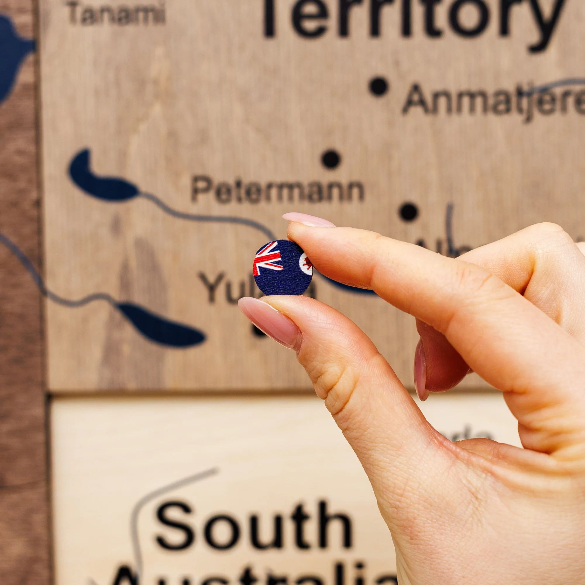 3D Wooden Map of Australia - Multicolor - Image 13