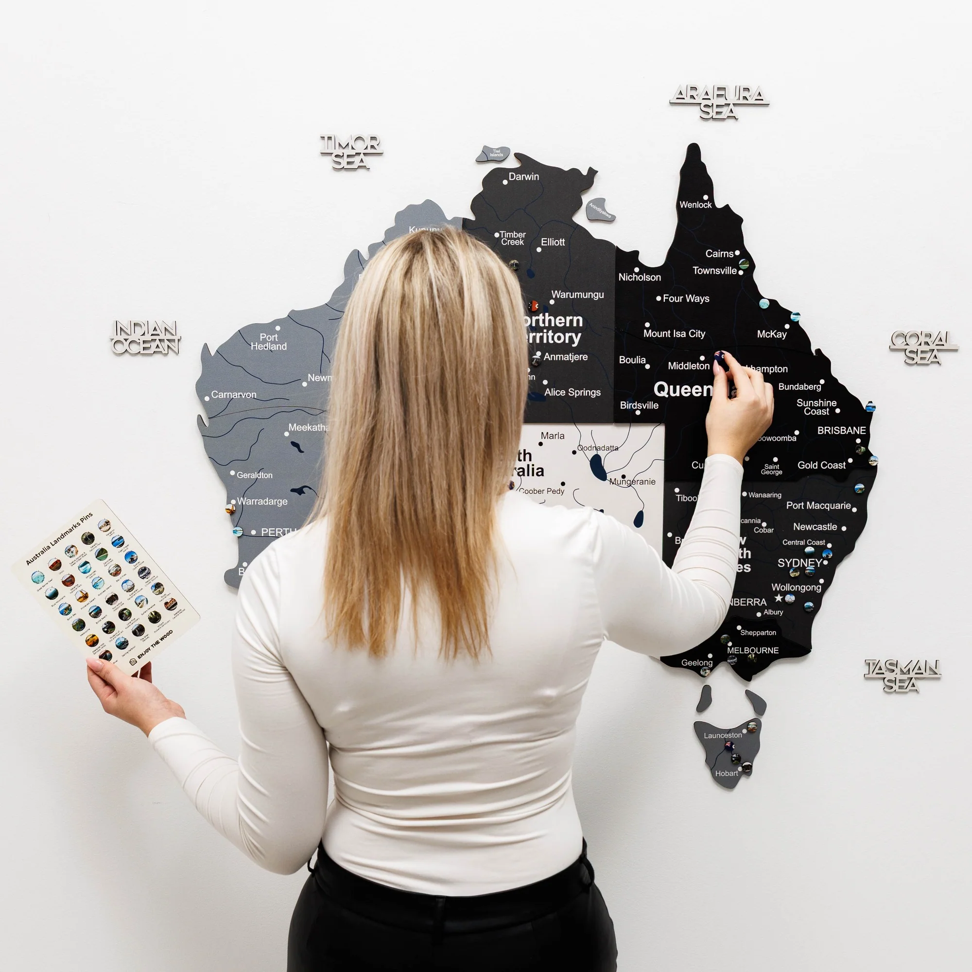 3D Wooden Map of Australia - Nordik - Image 11