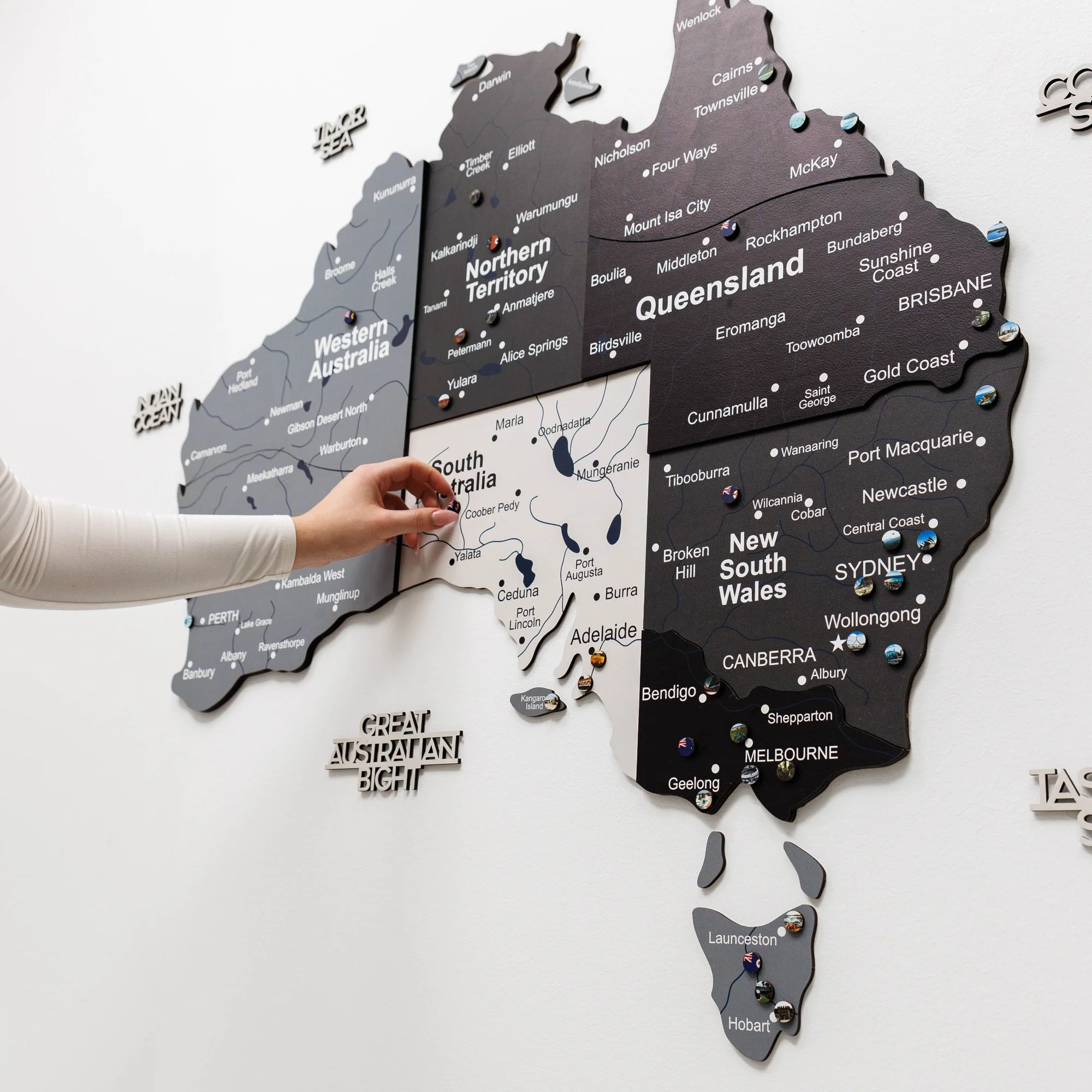 3D Wooden Map of Australia - Nordik - Image 13