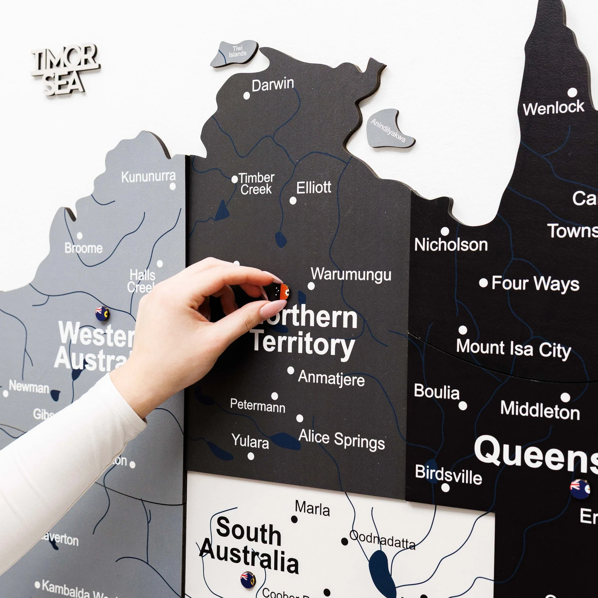 3D Wooden Map of Australia - Nordik - Image 7