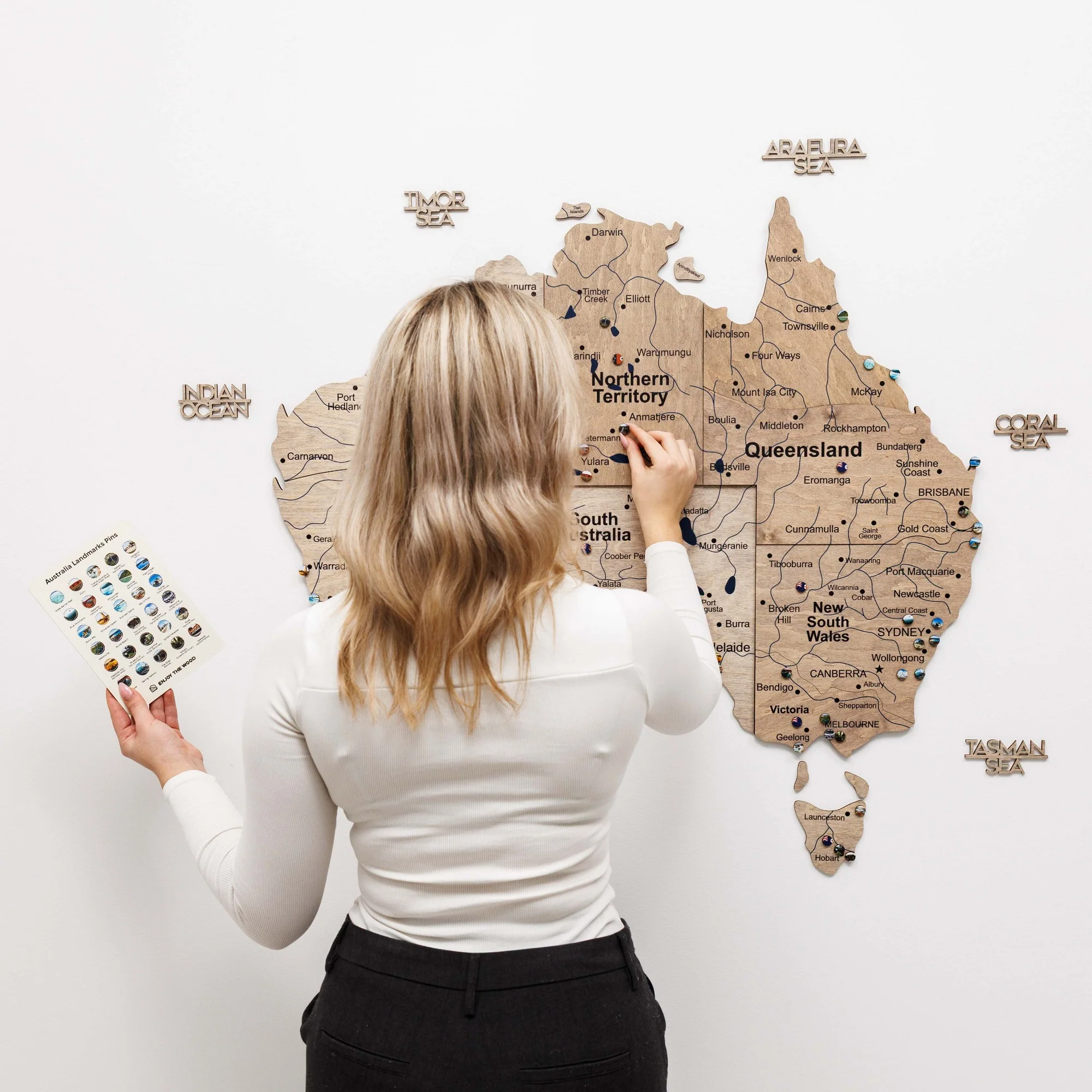 3D Wooden Map of Australia - Terra - Image 12