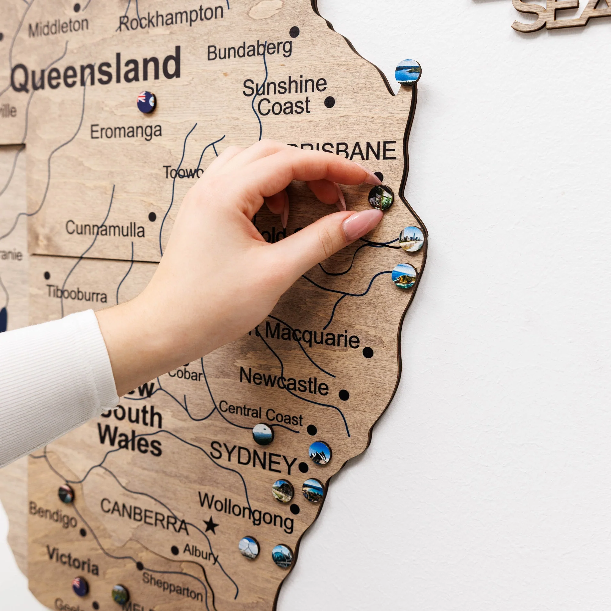 3D Wooden Map of Australia - Terra - Image 16