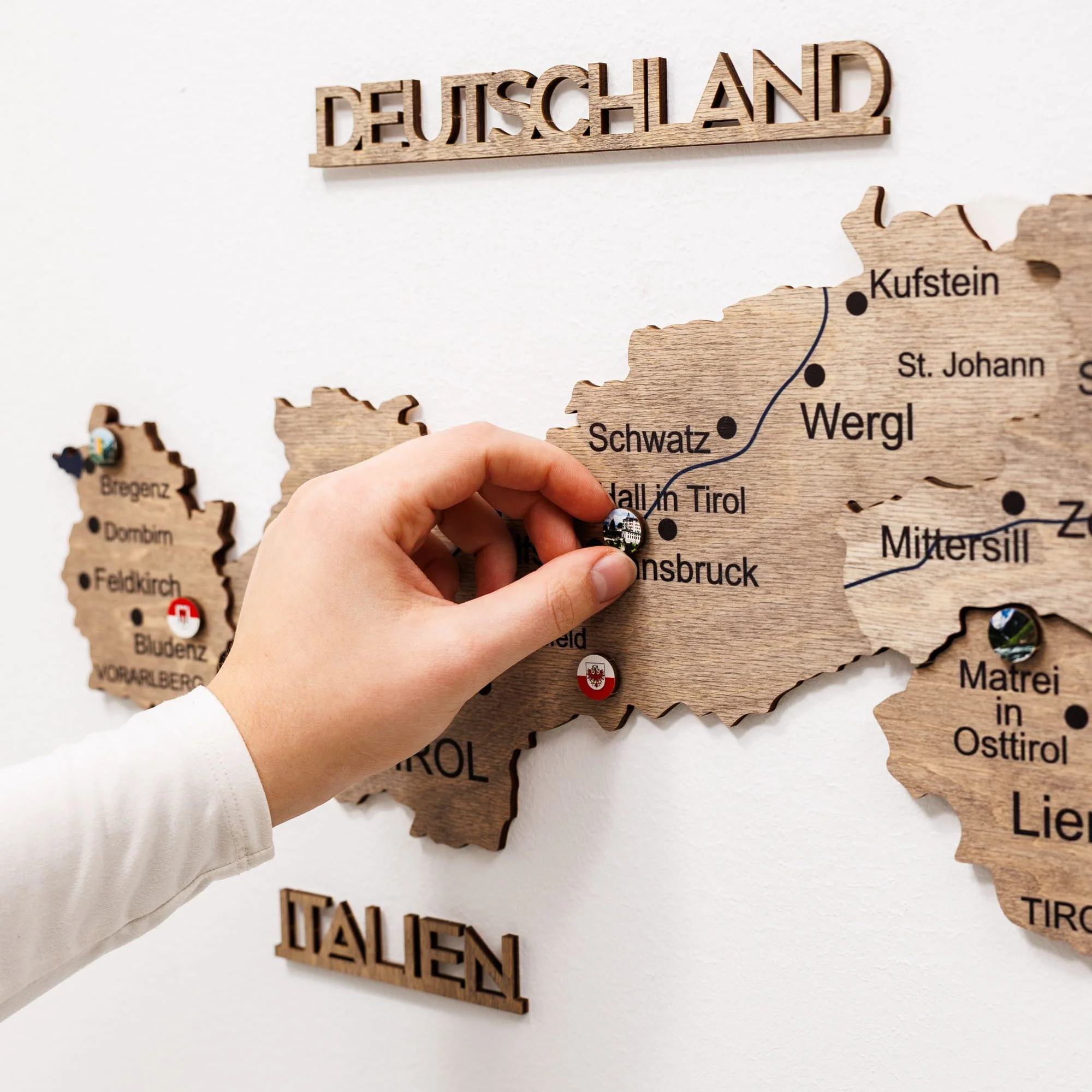 3D Wooden Map of Austria - Terra - Image 9