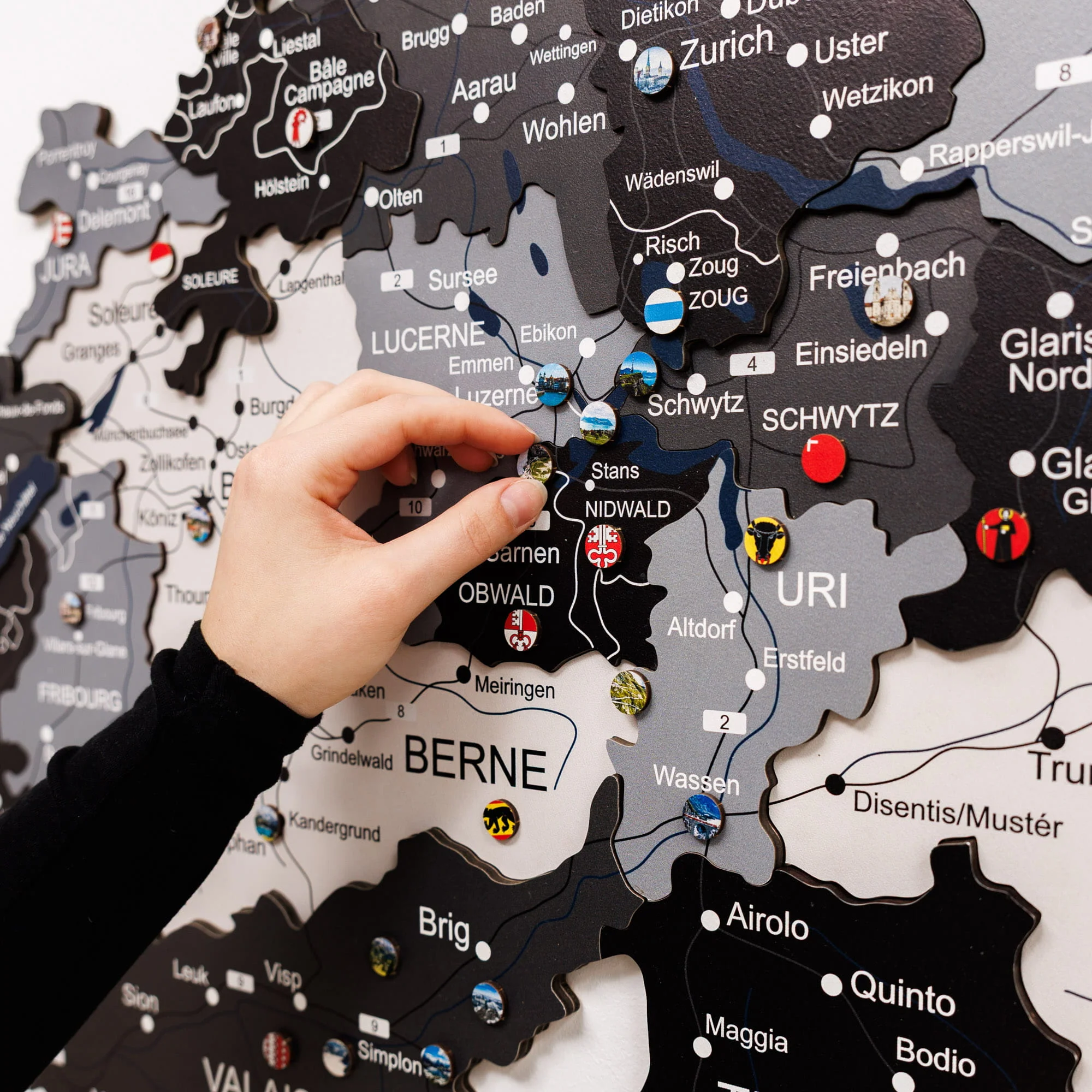 3D Wooden Map of Switzerland - Nordik - Image 12