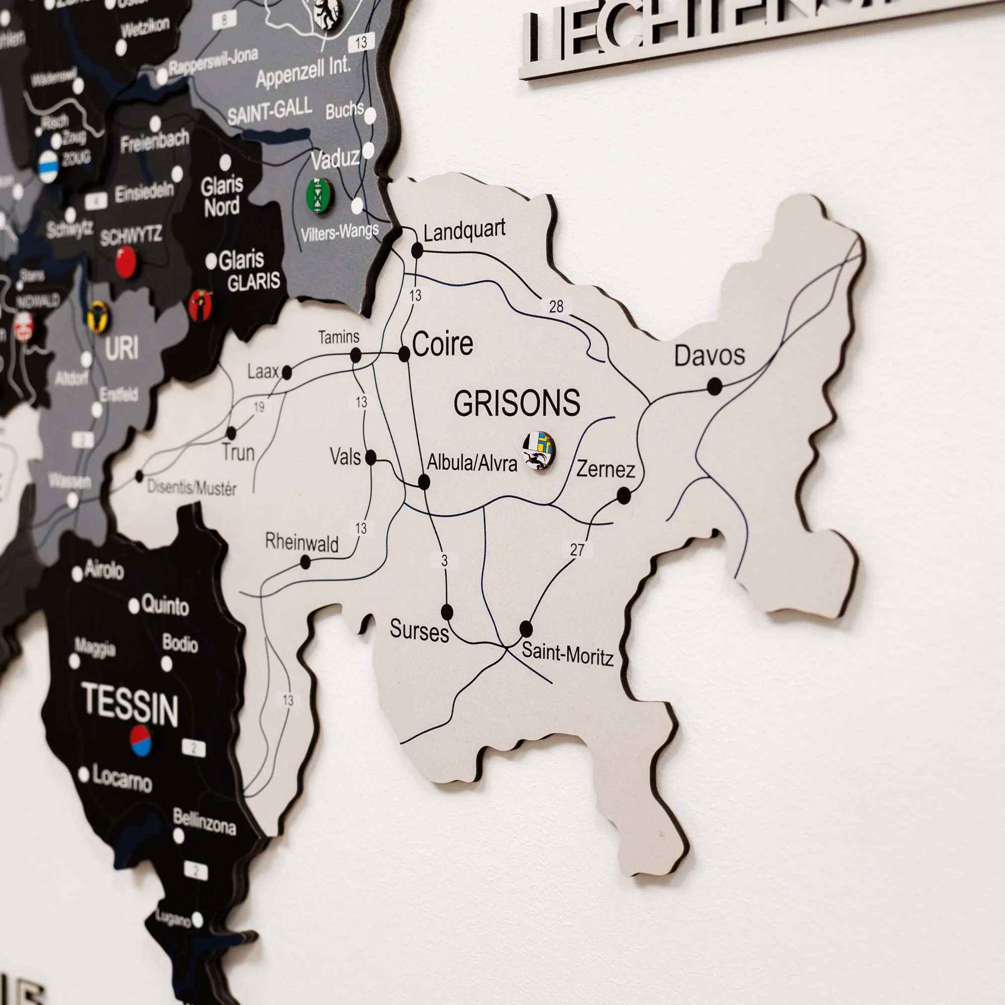 3D Wooden Map of Switzerland - Nordik - Image 5