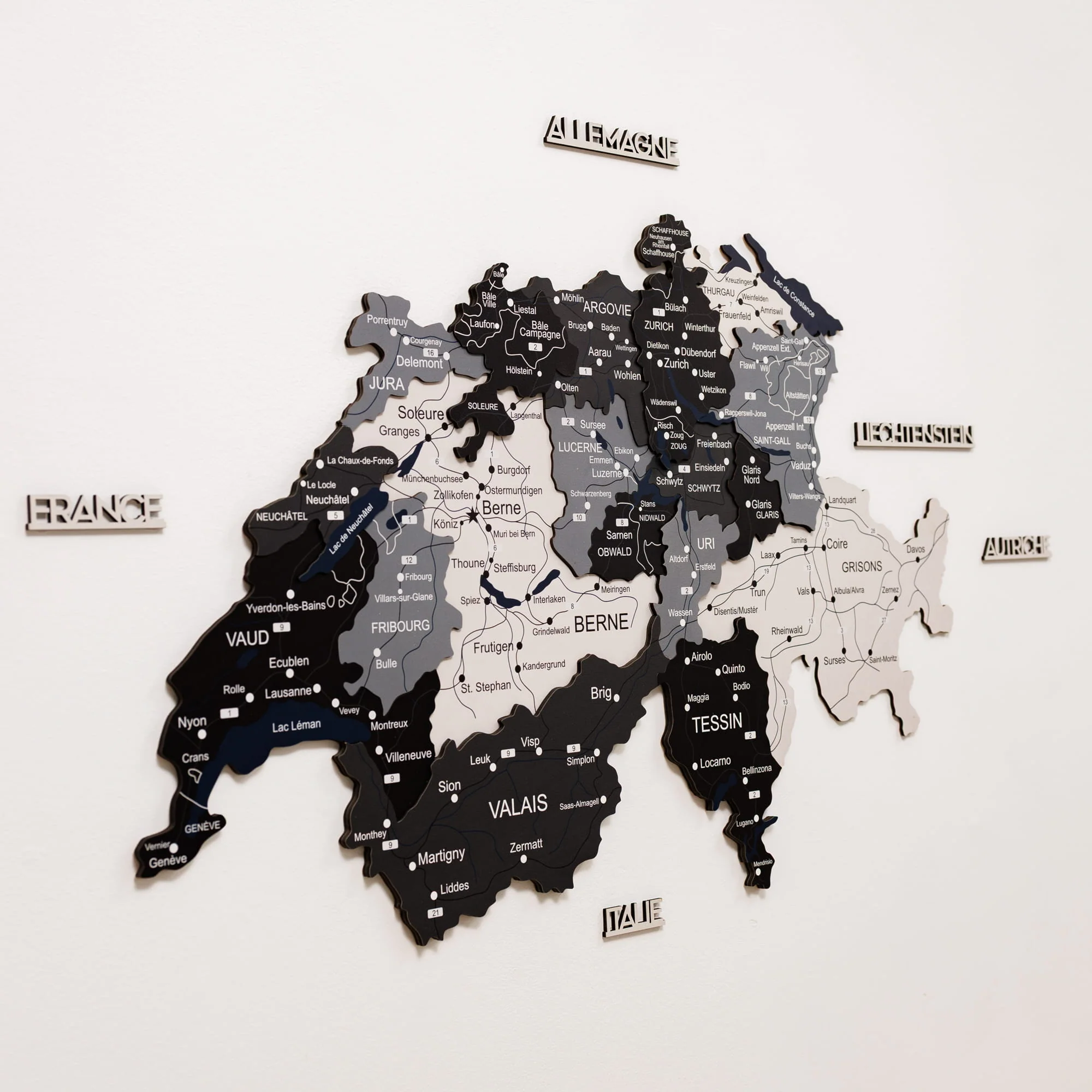 3D Wooden Map of Switzerland - Nordik - Image 7