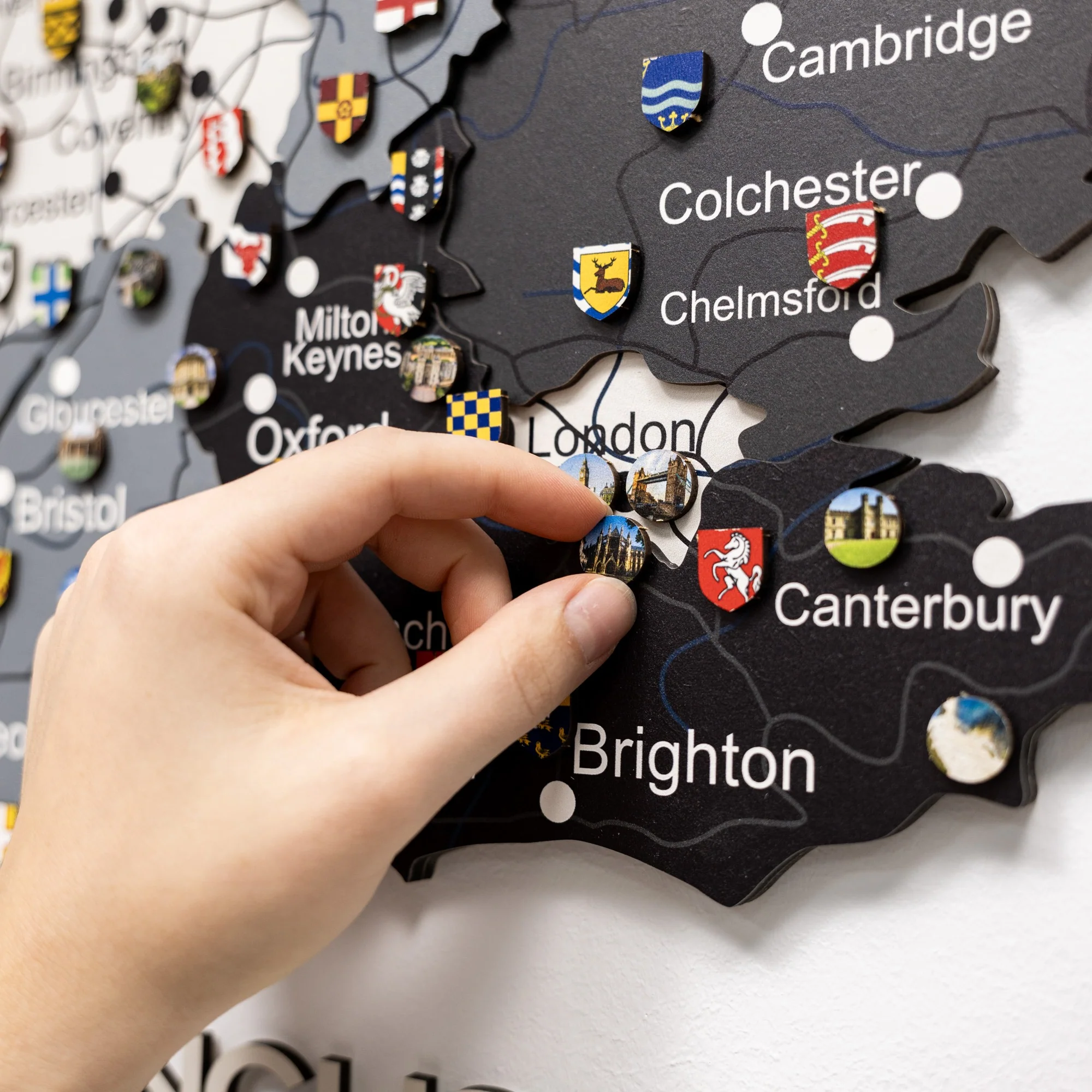 3D Wooden Map of the United Kingdom - Nordik - Image 14