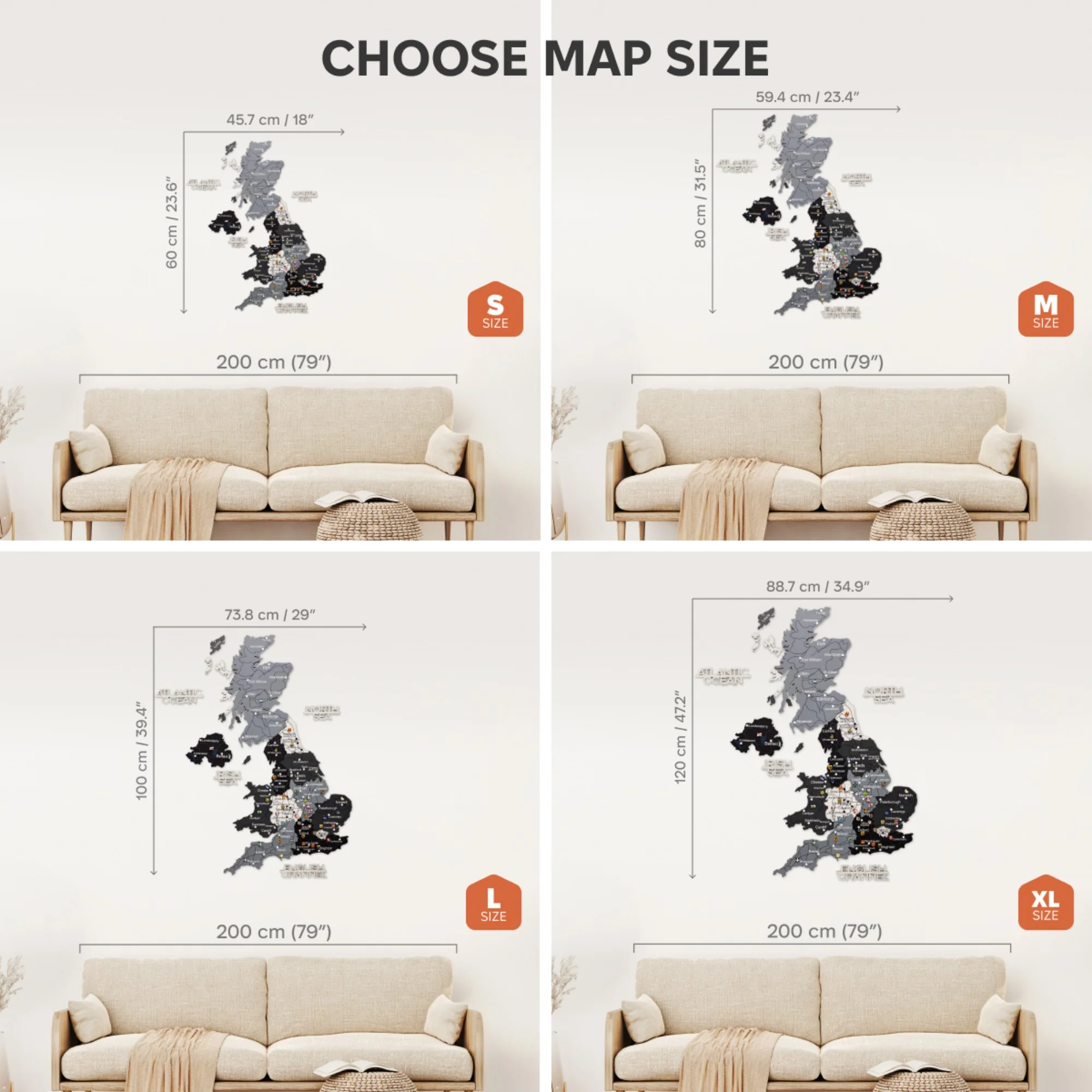 3D Wooden Map of the United Kingdom - Nordik - Image 22