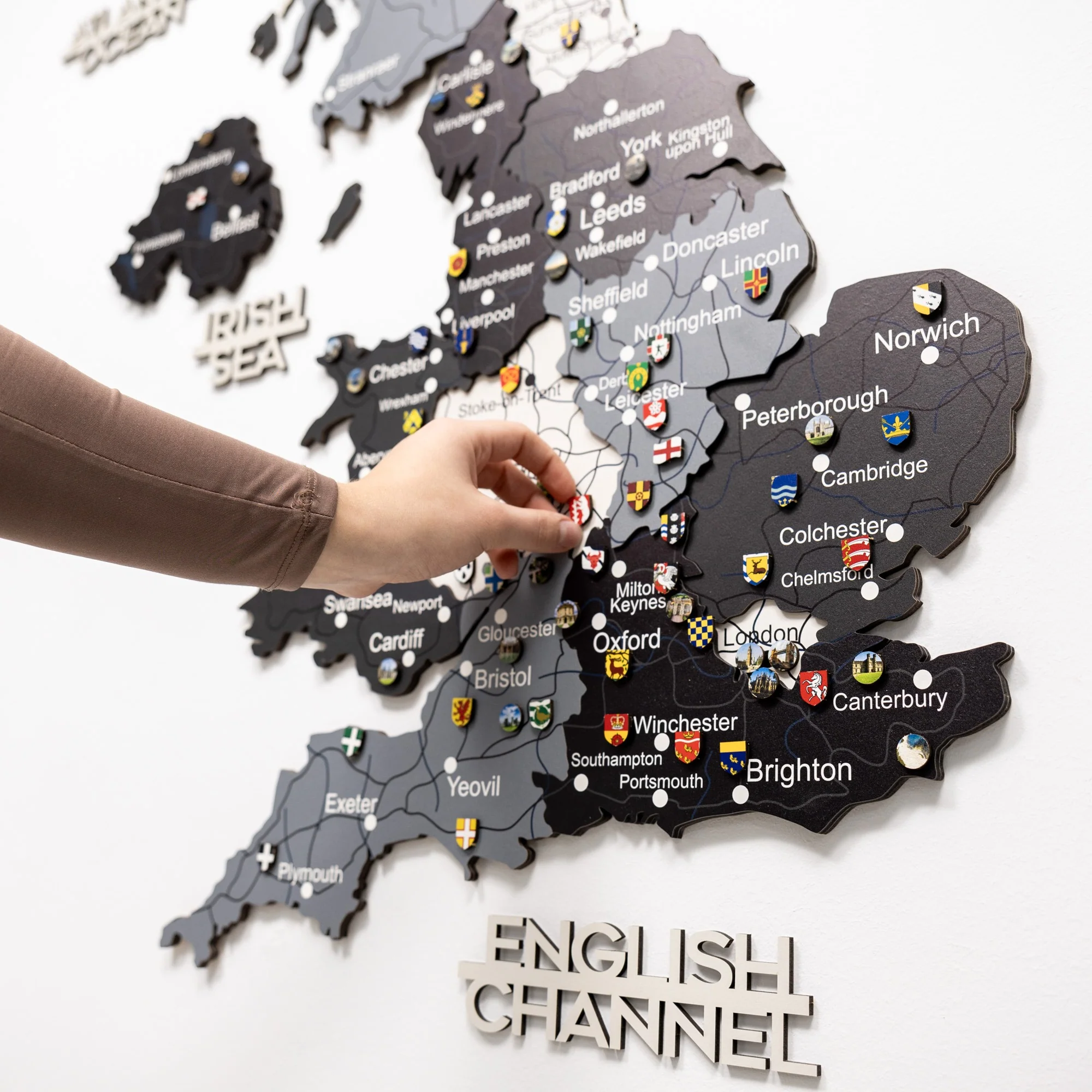 3D Wooden Map of the United Kingdom - Nordik - Image 5
