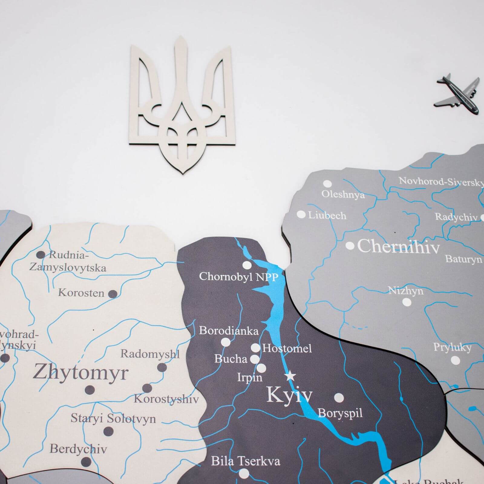 Wooden Map of Ukraine Nordik - Image 4