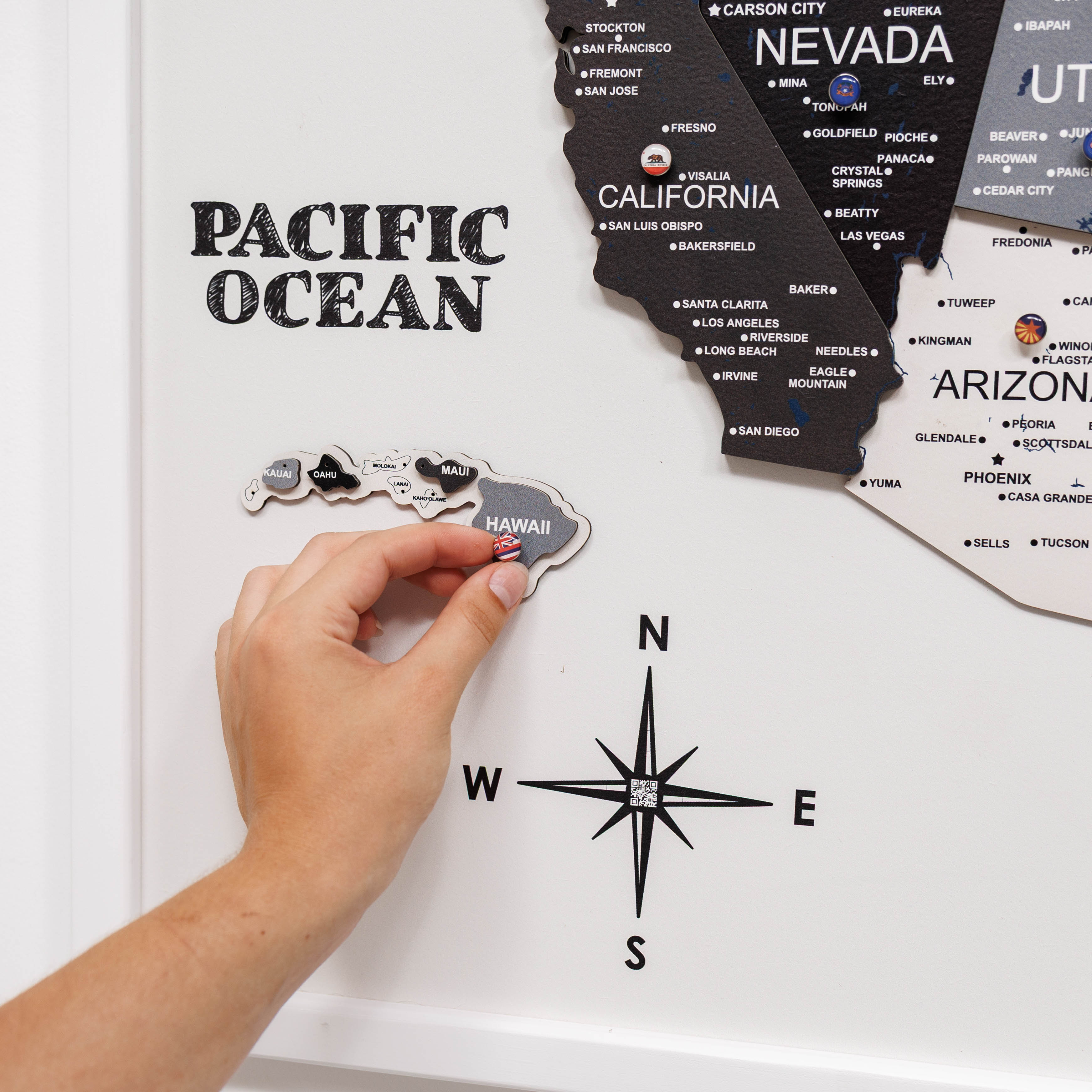 3D Wooden USA Map on Board Nordik - Image 10