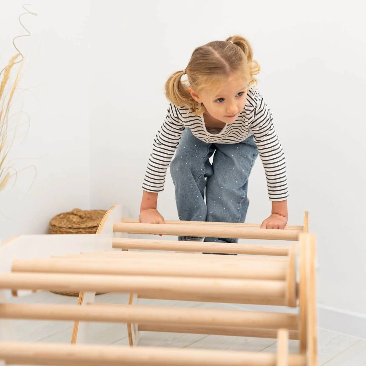 3 in 1 Pikler Triangle Set: Pikler Triangle + Arch + Ladder - Image 6