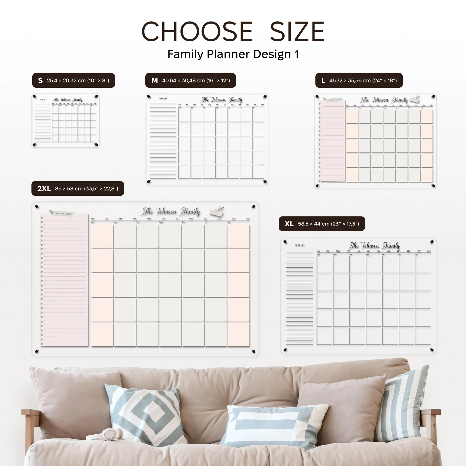 Acrylic Wall Family Planner Calendar 1 - Image 13