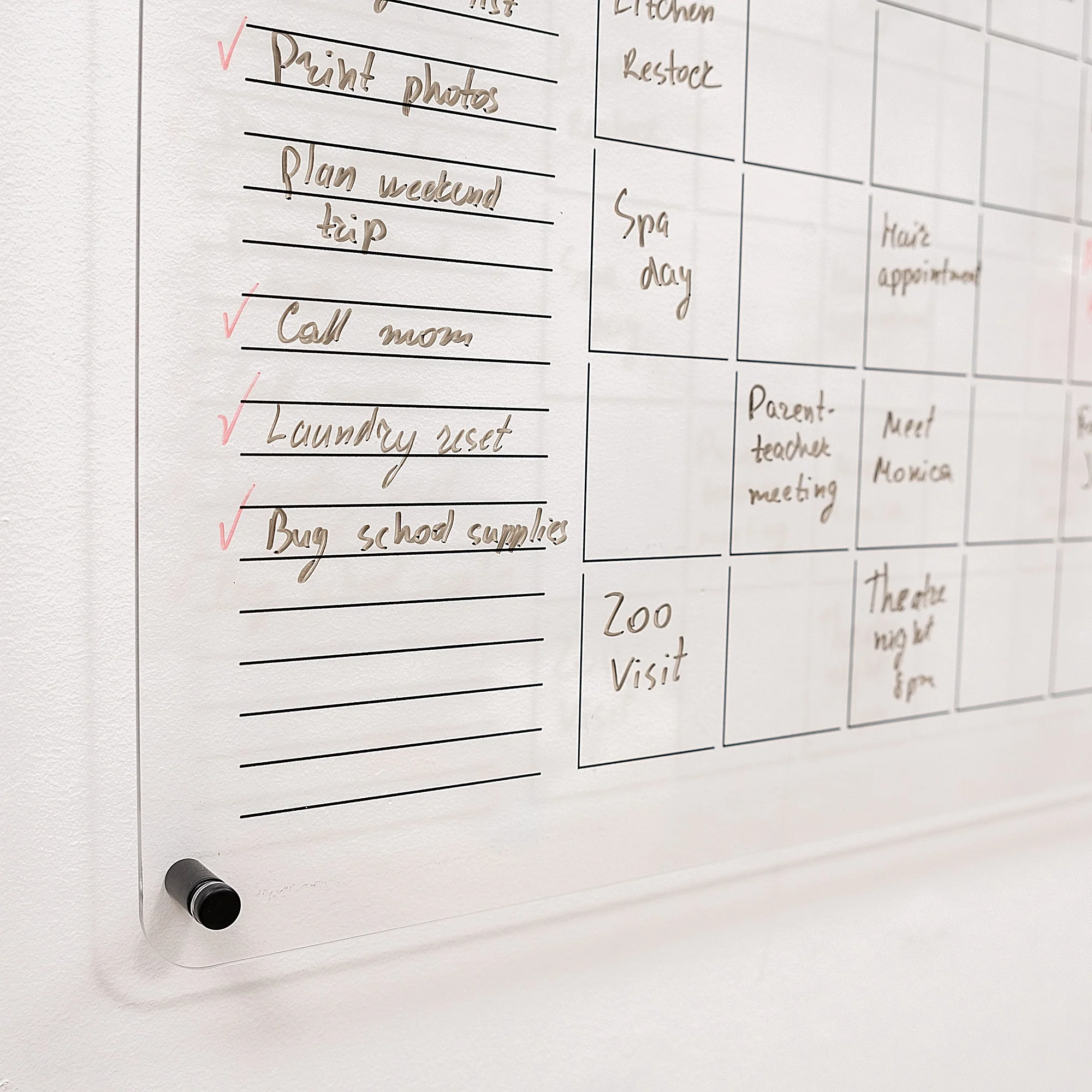 Acrylic Wall Family Planner Calendar 1 - Image 6