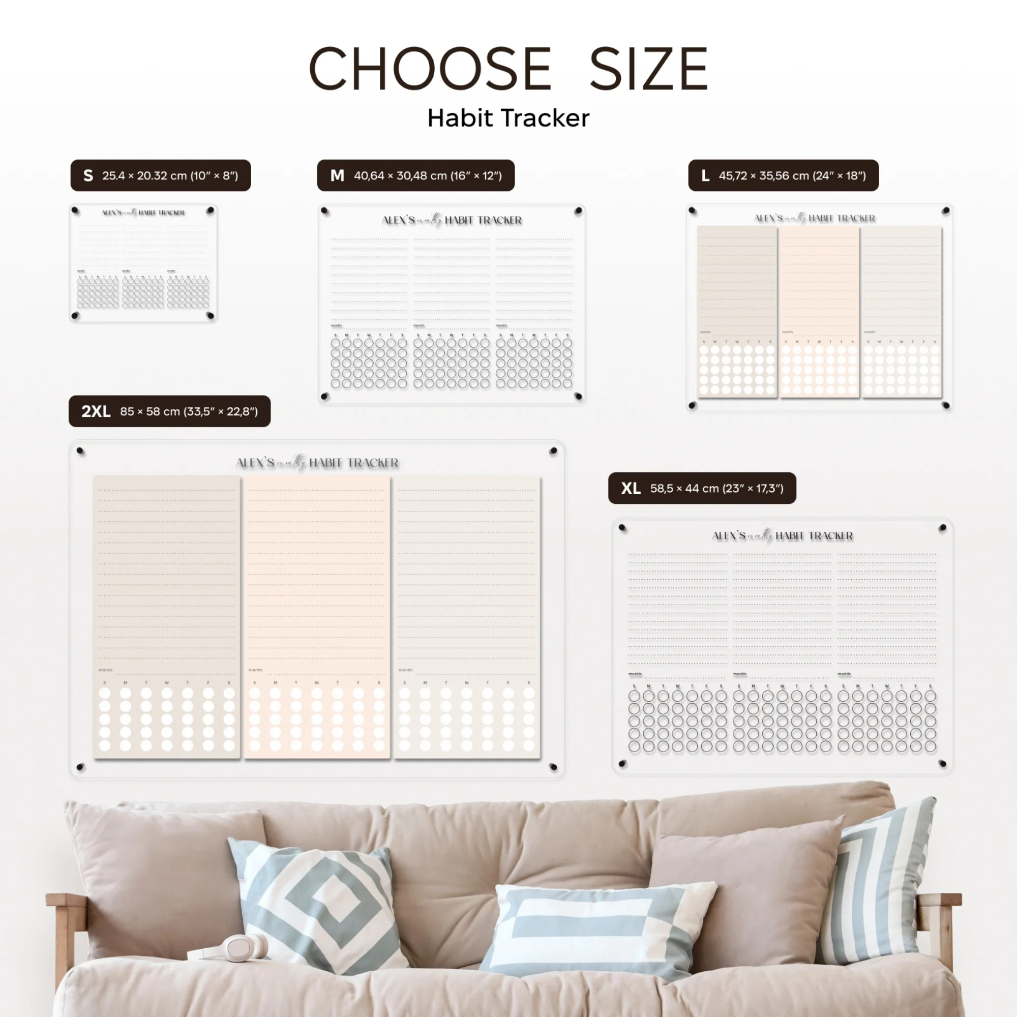 Acrylic Wall Habit Tracker Planner - Image 14