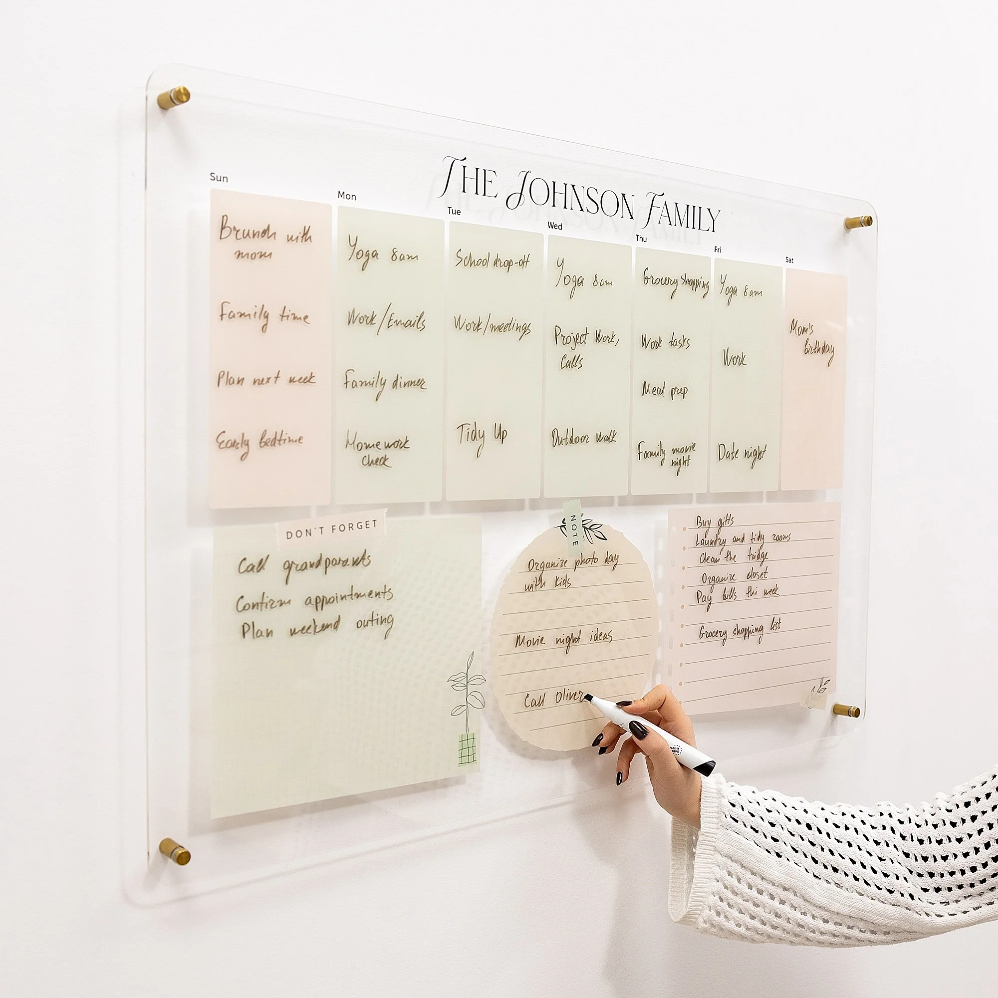 Acrylic Wall Weekly Planner 1 - Image 4