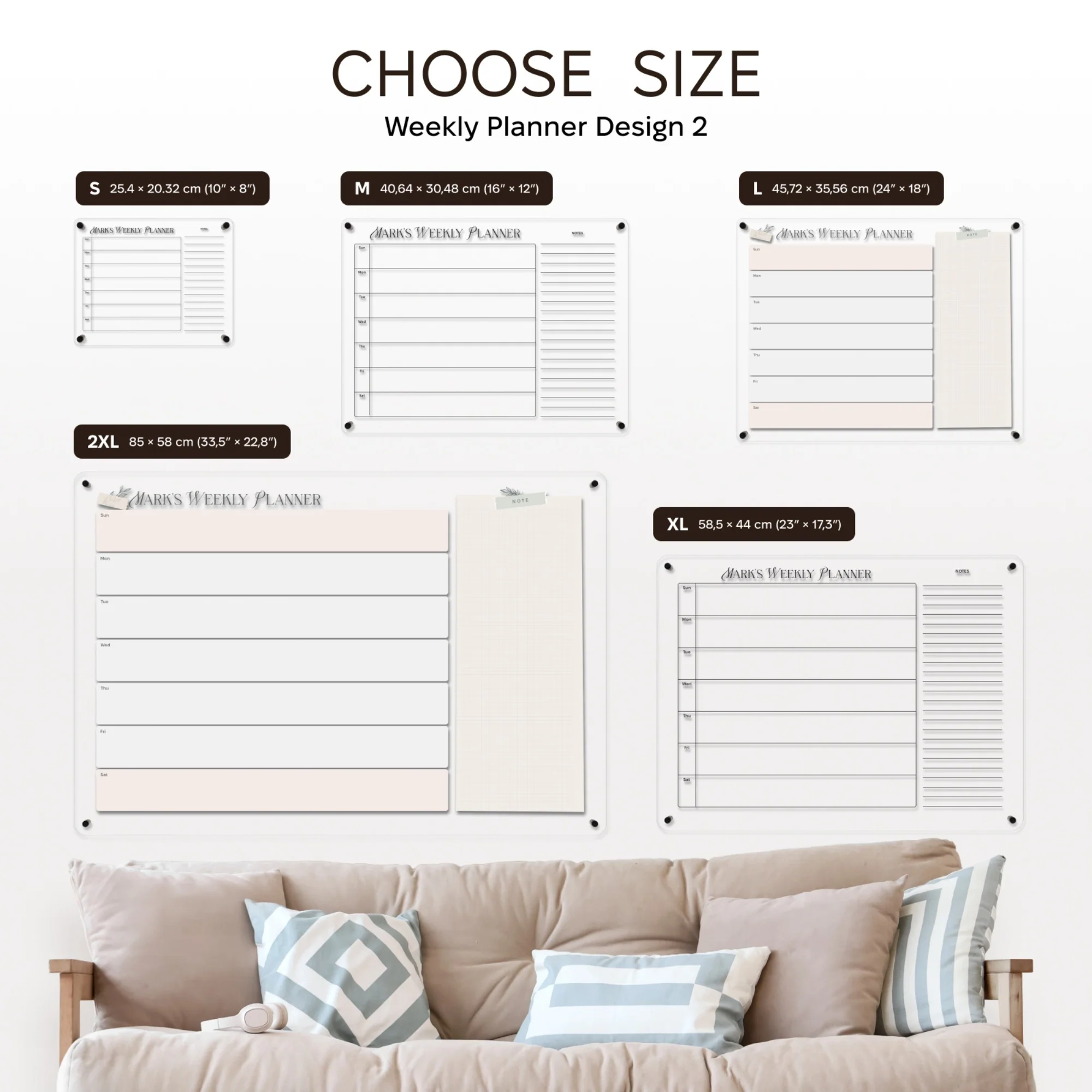 Acrylic Wall Weekly Planner 2 - Image 14