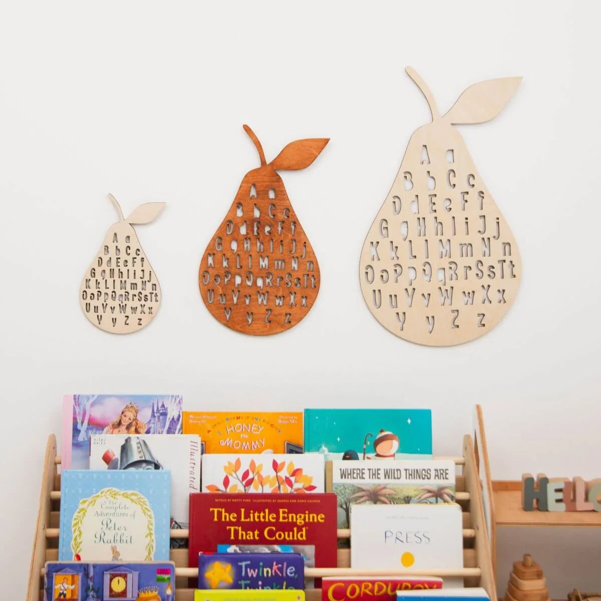 Alphabet Pear Wall Decor - Image 2