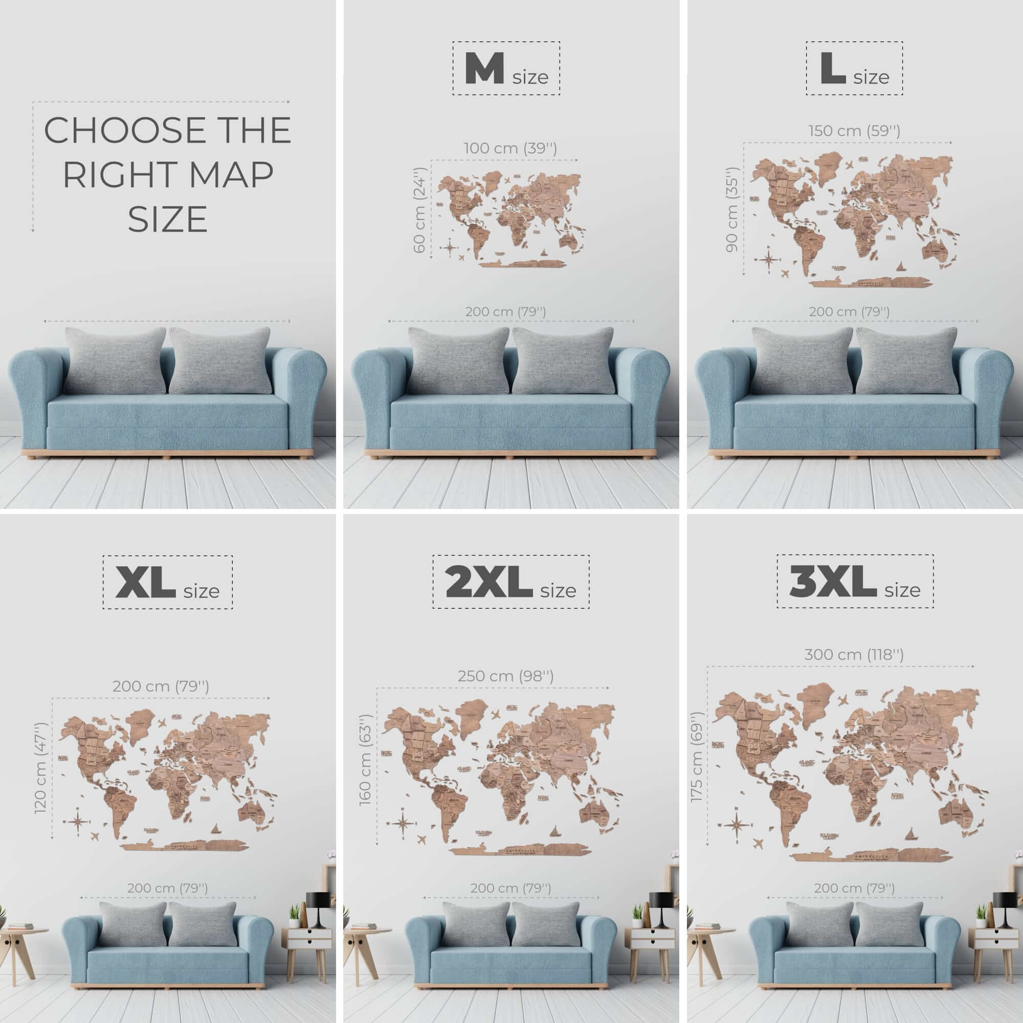 Bundle: Wooden Map and Airplanes Pins - Image 7