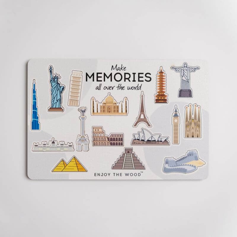 Bundle: Photo Frames, Flags, Airplane, and Sightseeings Pins - Image 5