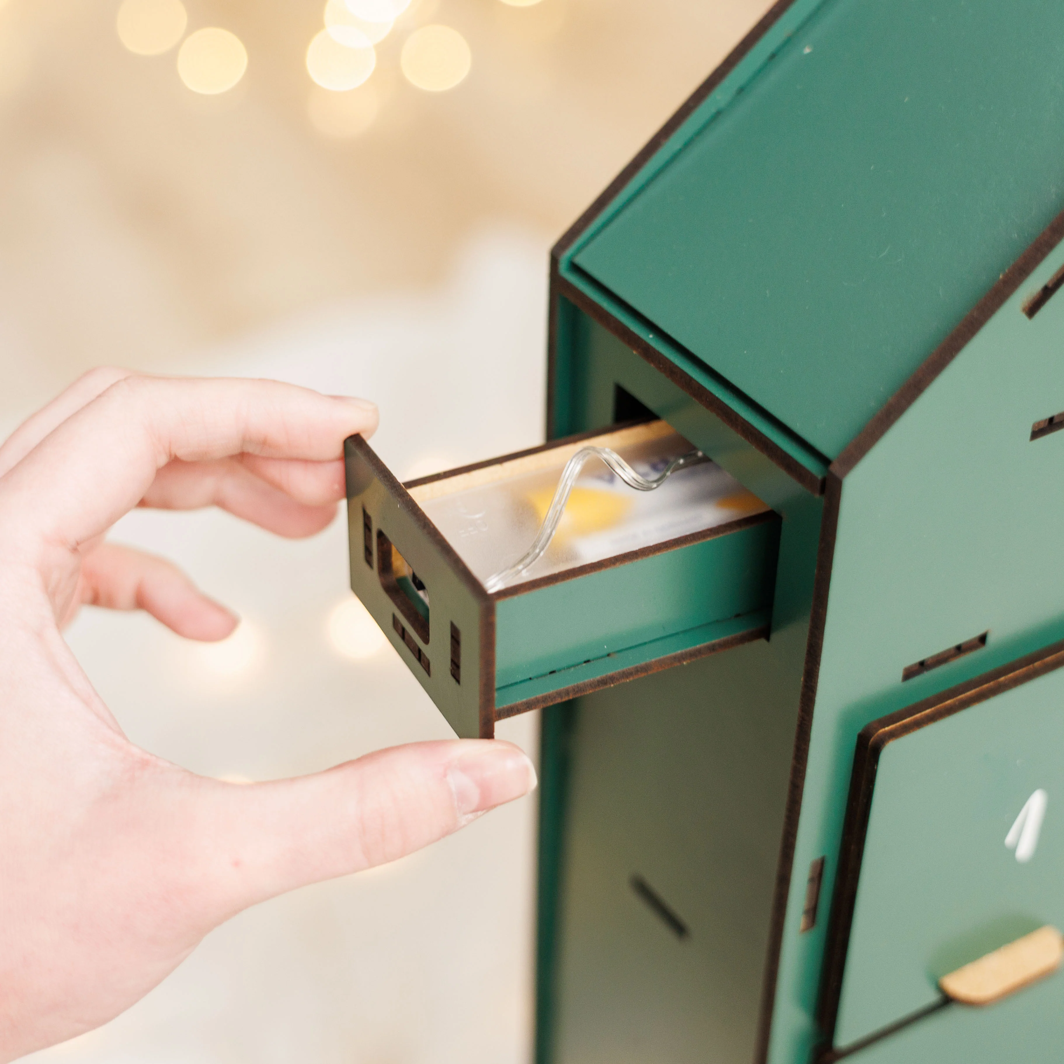 Christmas Advent Calendar - Green - Image 4
