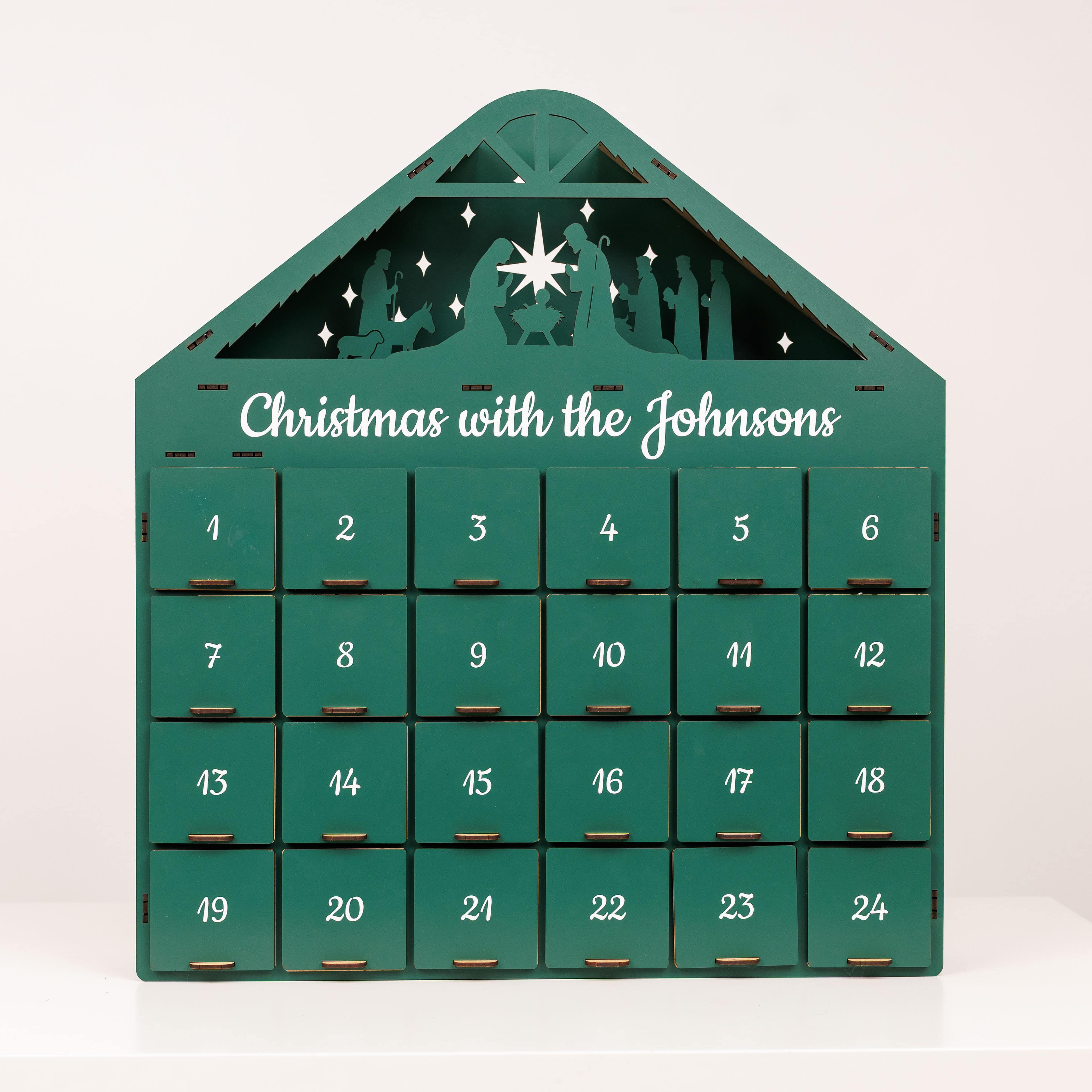 Christmas Advent Calendar - Green - Image 9