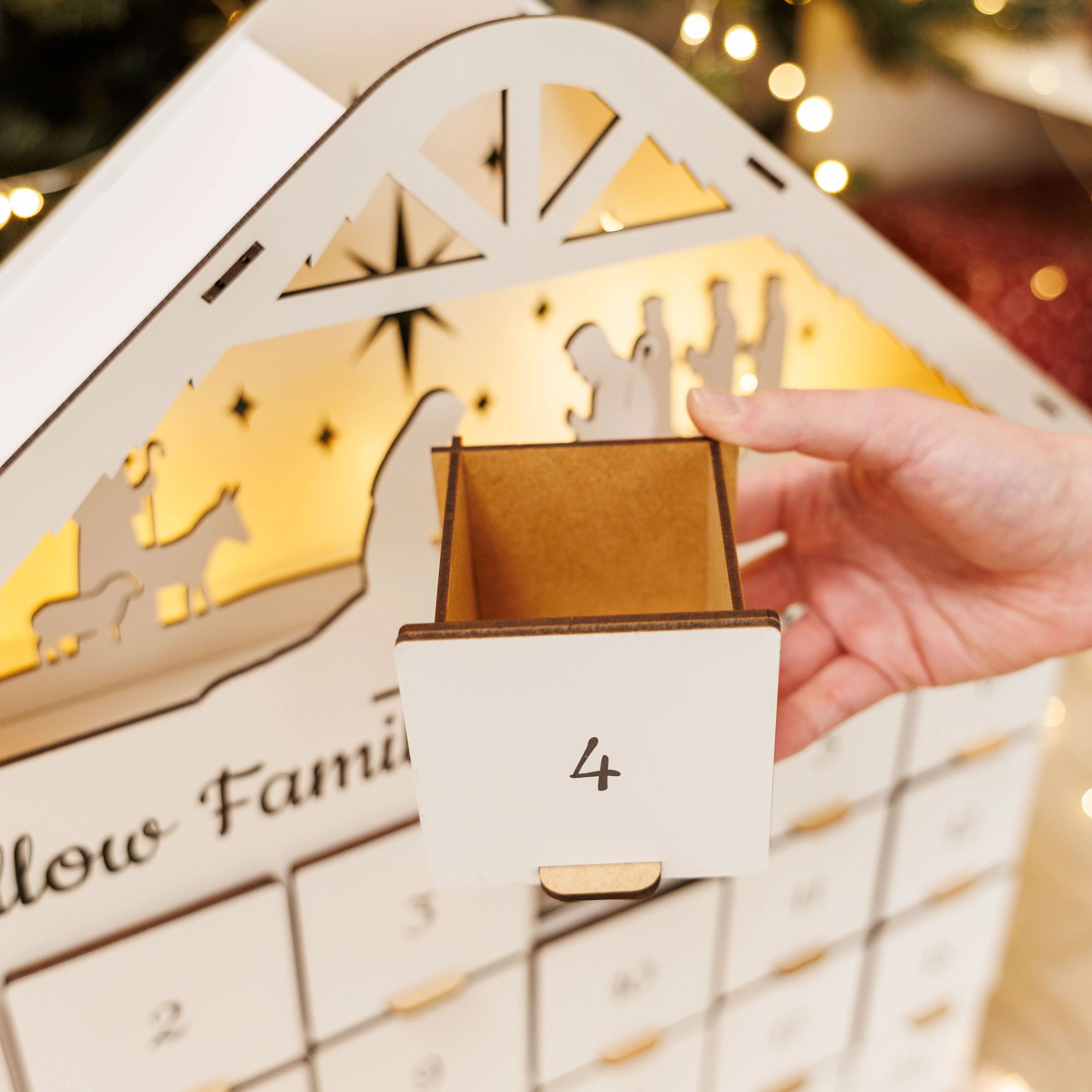 Christmas Advent Calendar - White - Image 4