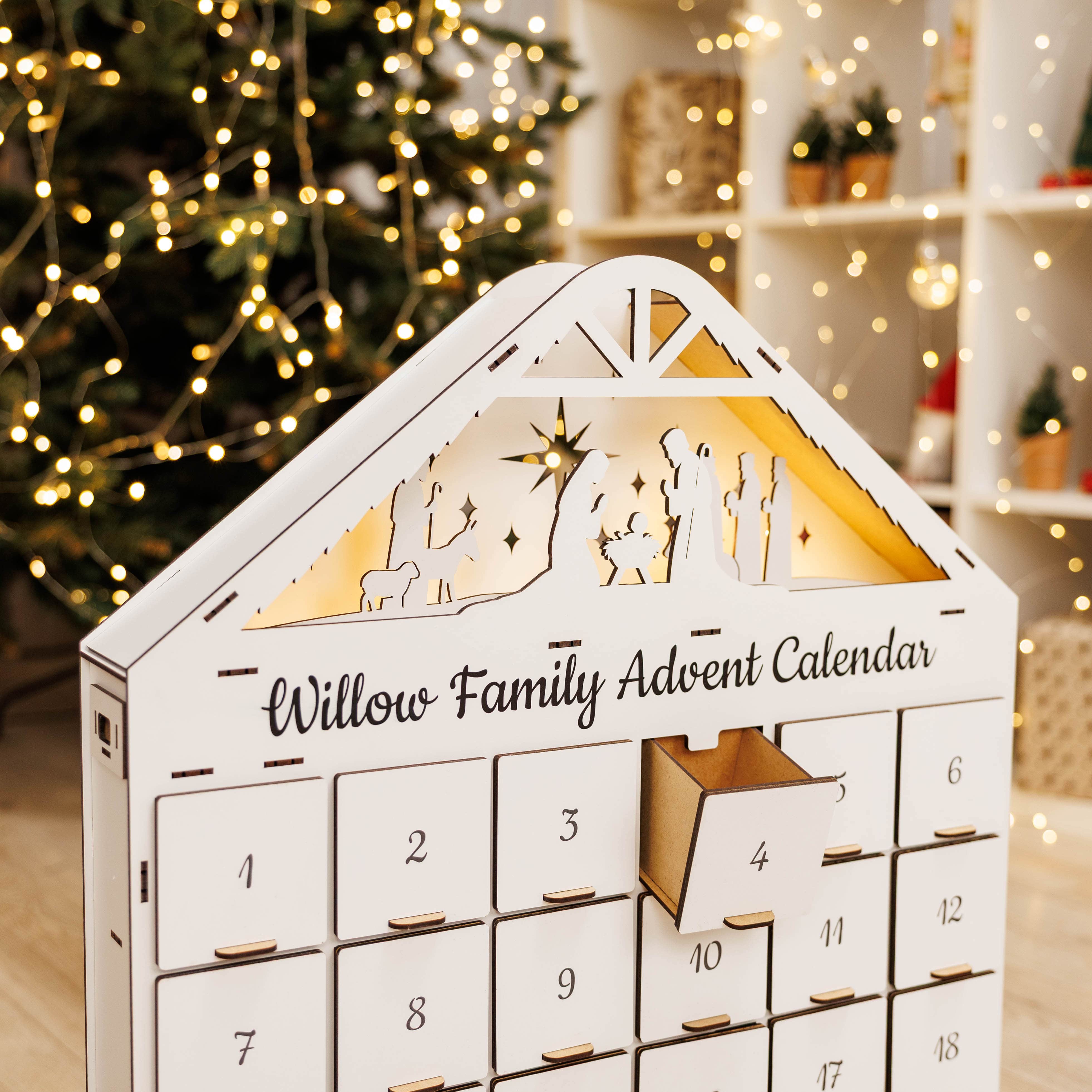 Christmas Advent Calendar - White - Image 6