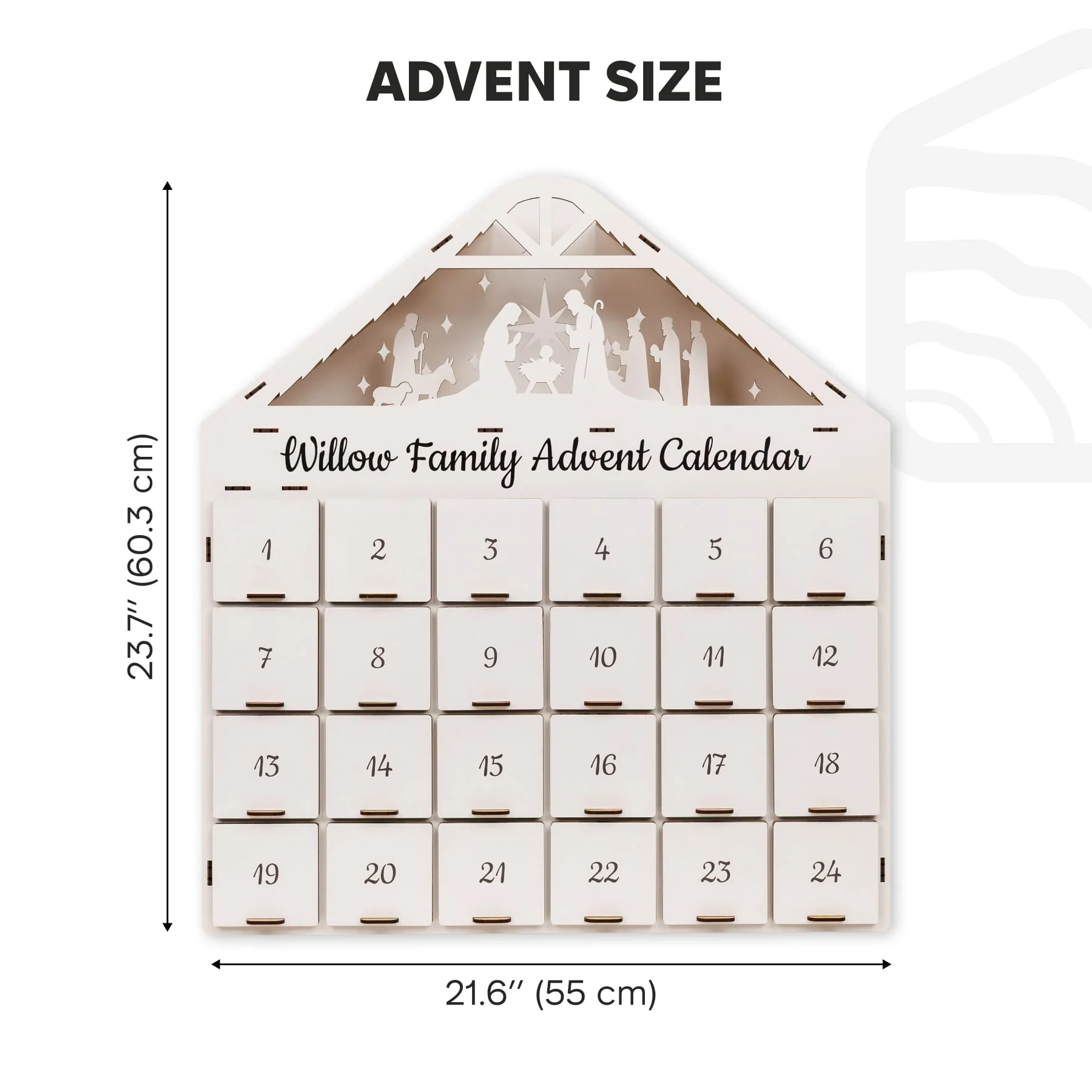 Christmas Advent Calendar - White - Image 9