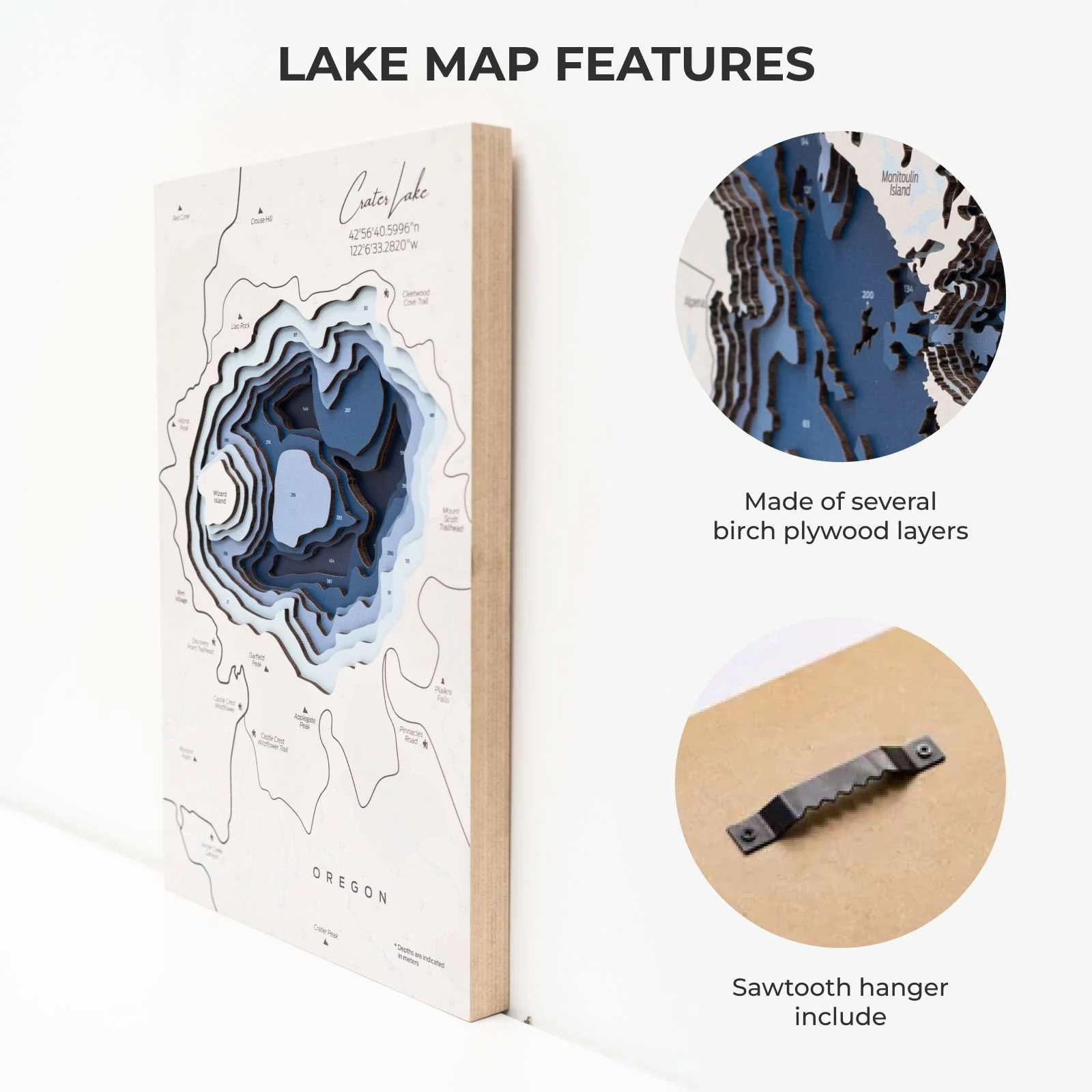 Crater Lake Wall Art - Image 3
