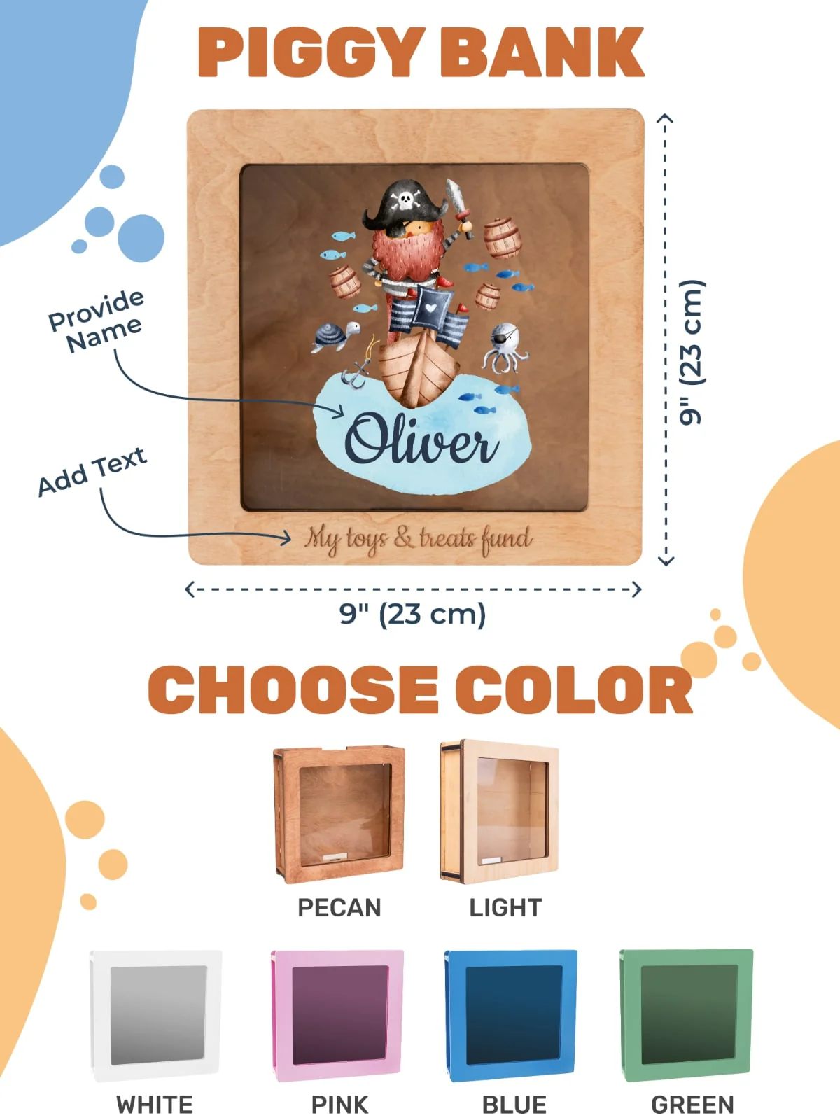 Custom Acrylic Box - Pirate - Image 4