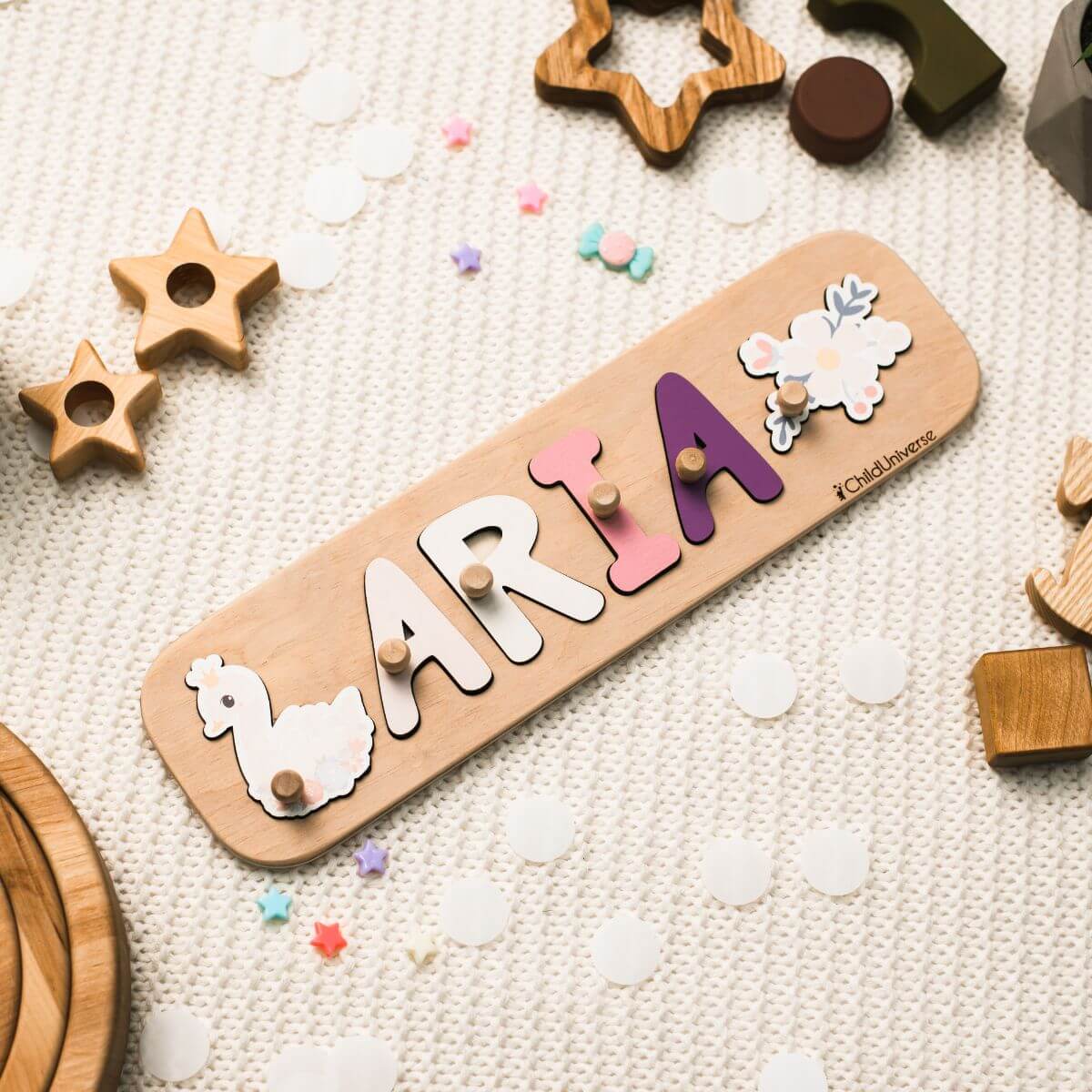 Name Puzzle with Pegs - Image 8