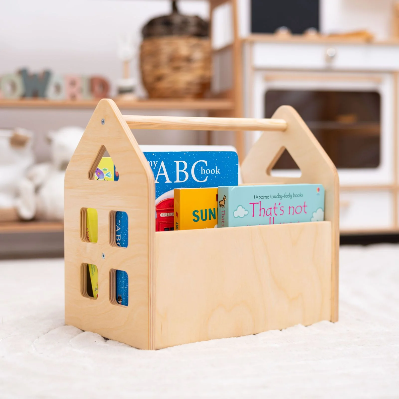 Dark Walnut Montessori Book Shelves - Image 3