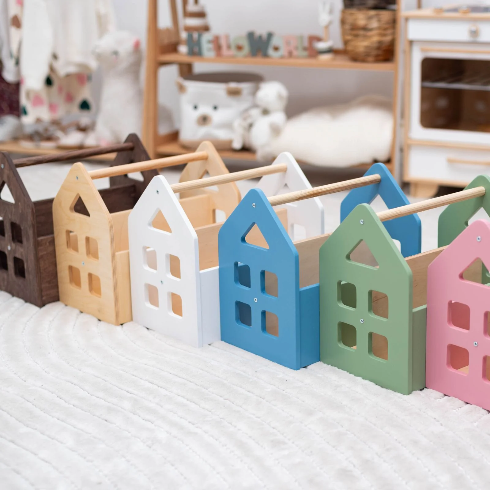 Dark Walnut Montessori Book Shelves - Image 5