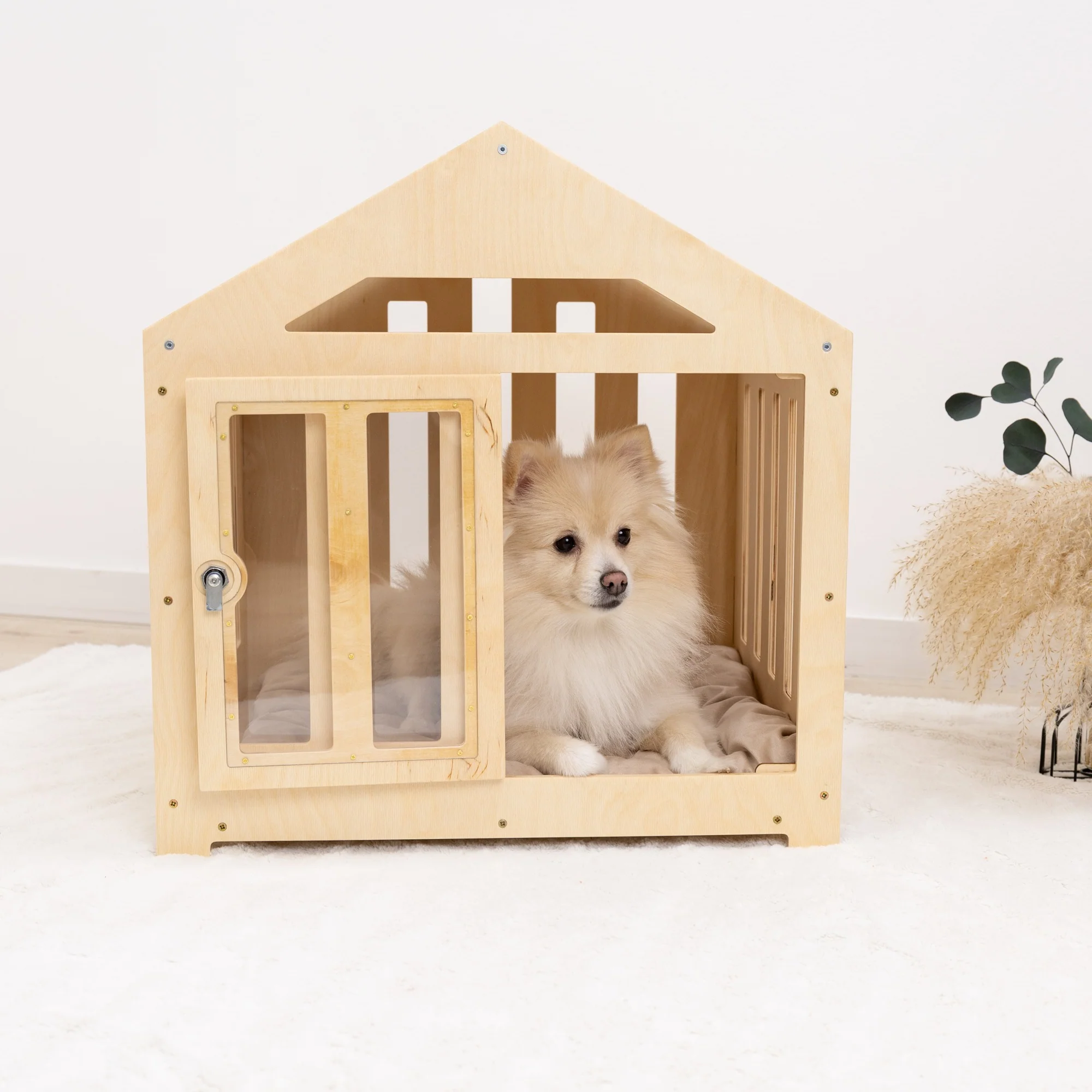 Dog House with a Fabric Roof - Light - Image 13
