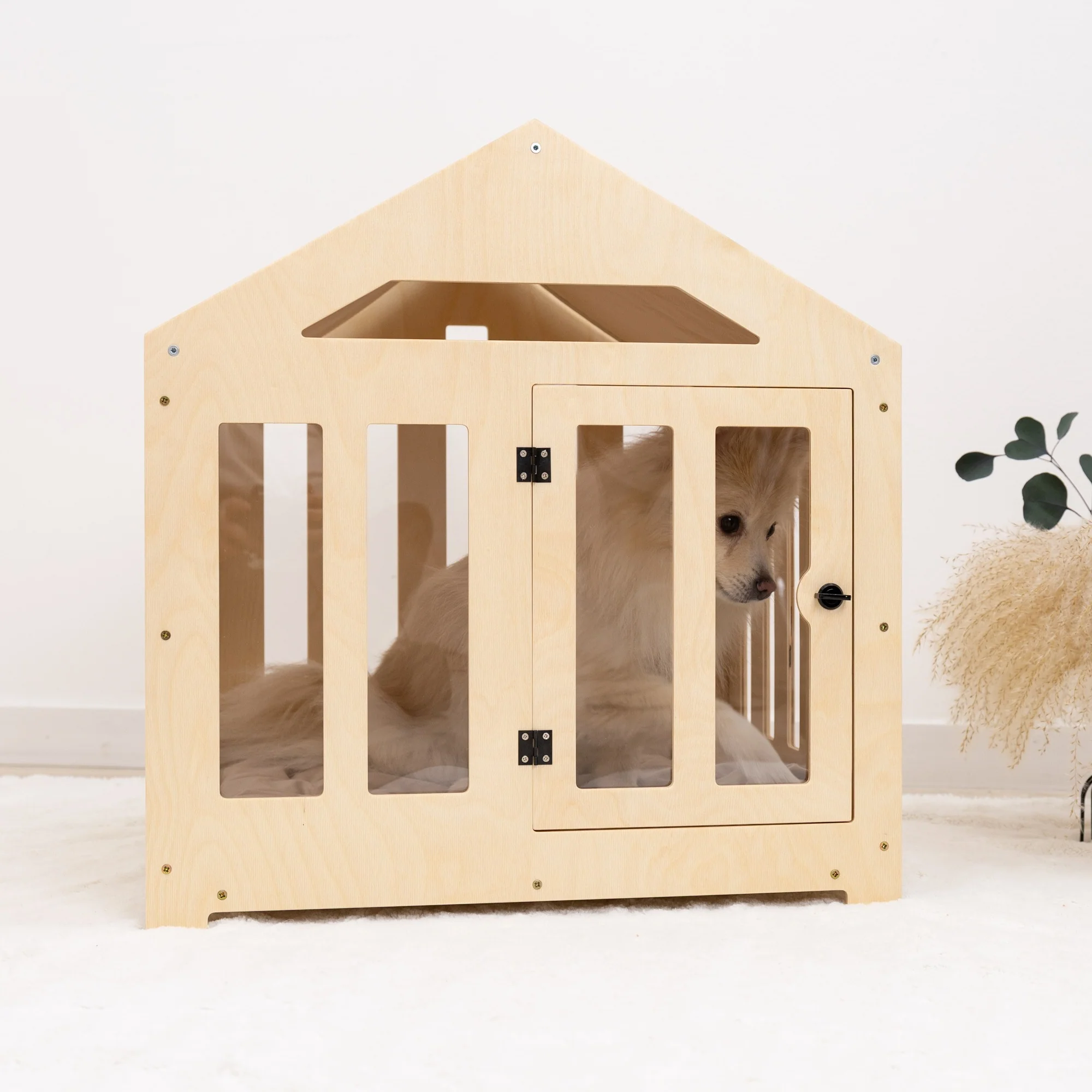 Dog House with a Fabric Roof - Light - Image 14