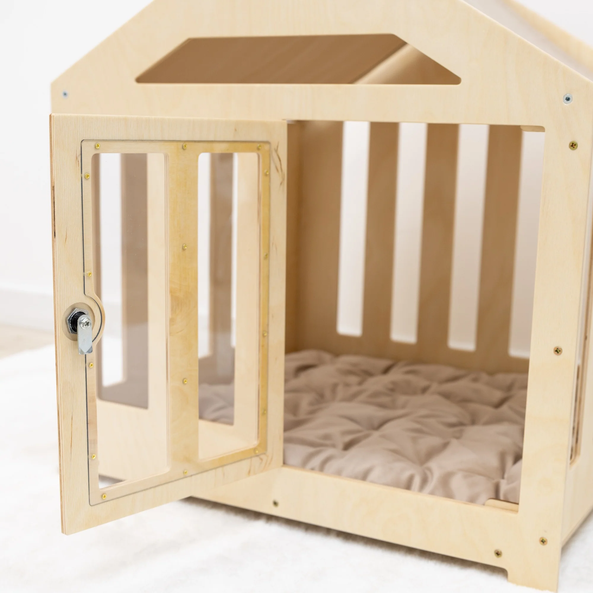 Dog House with a Fabric Roof - Light - Image 4