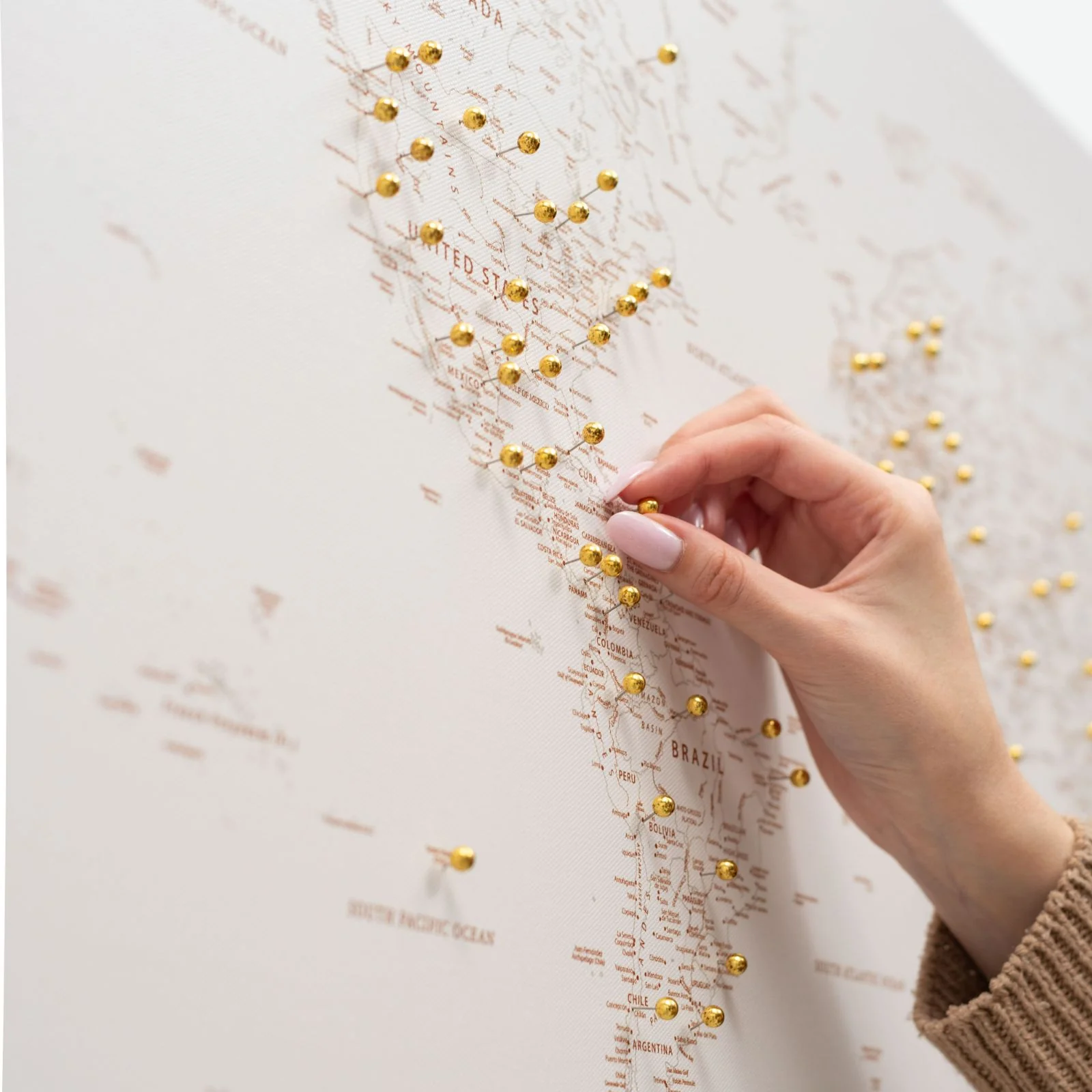 Canvas Push Pins - Gold - Image 4