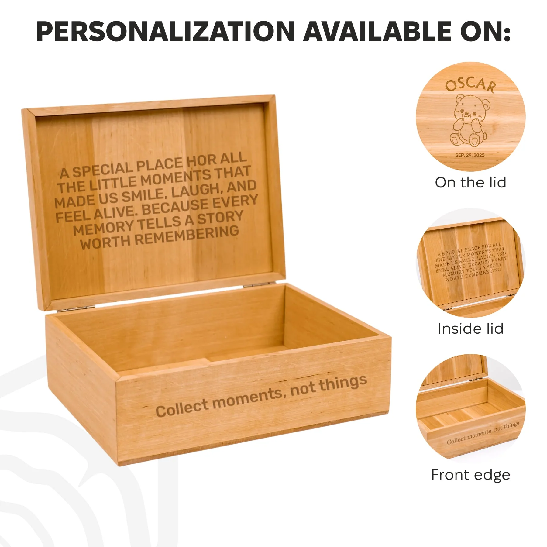 Kids Memory Box - Teddy Bear - Image 6
