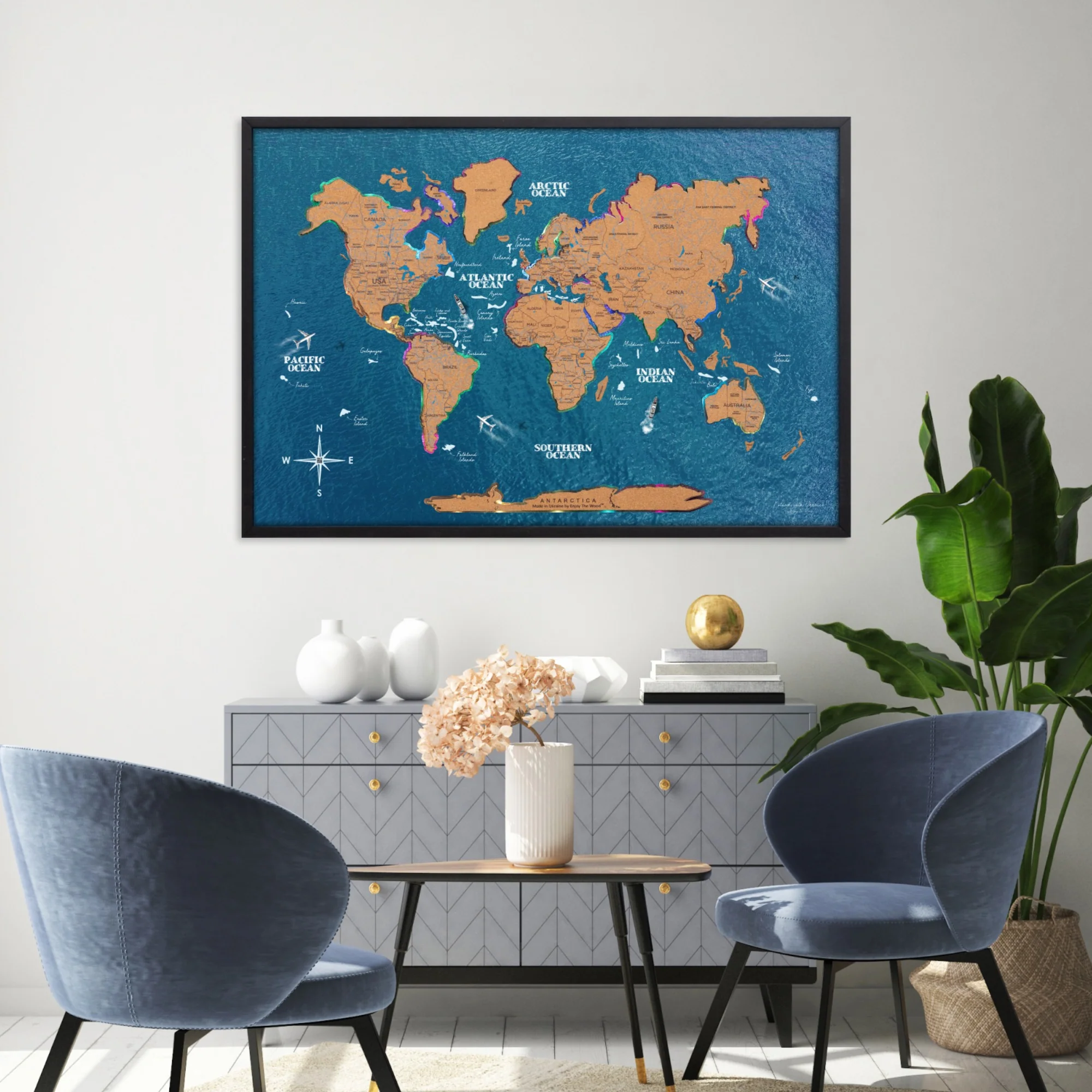 Map on Board LED 2.0 Cork - Image 11