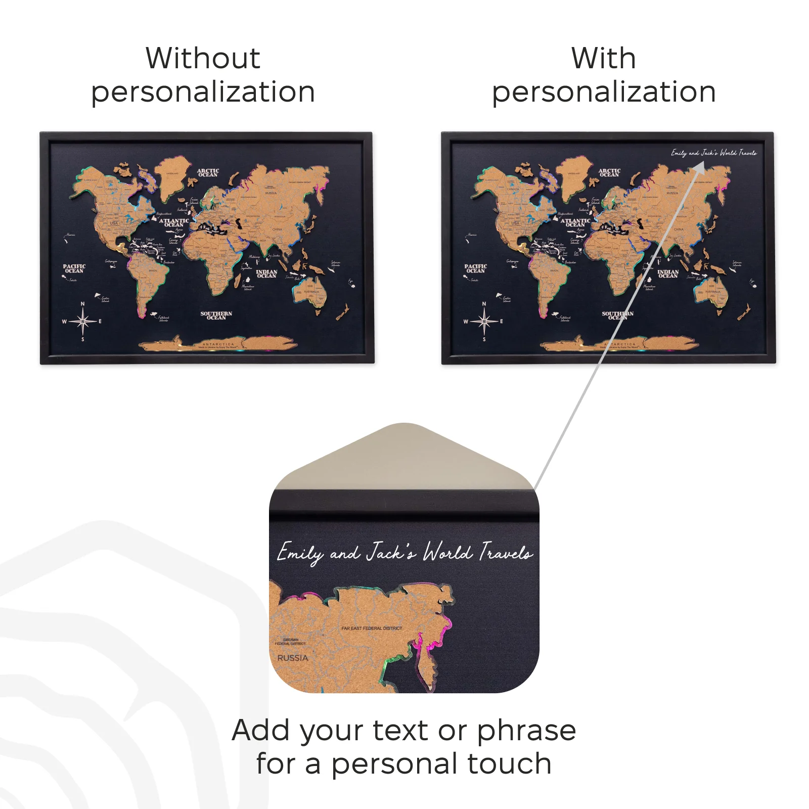 Map on Board LED 2.0 Cork - Image 12