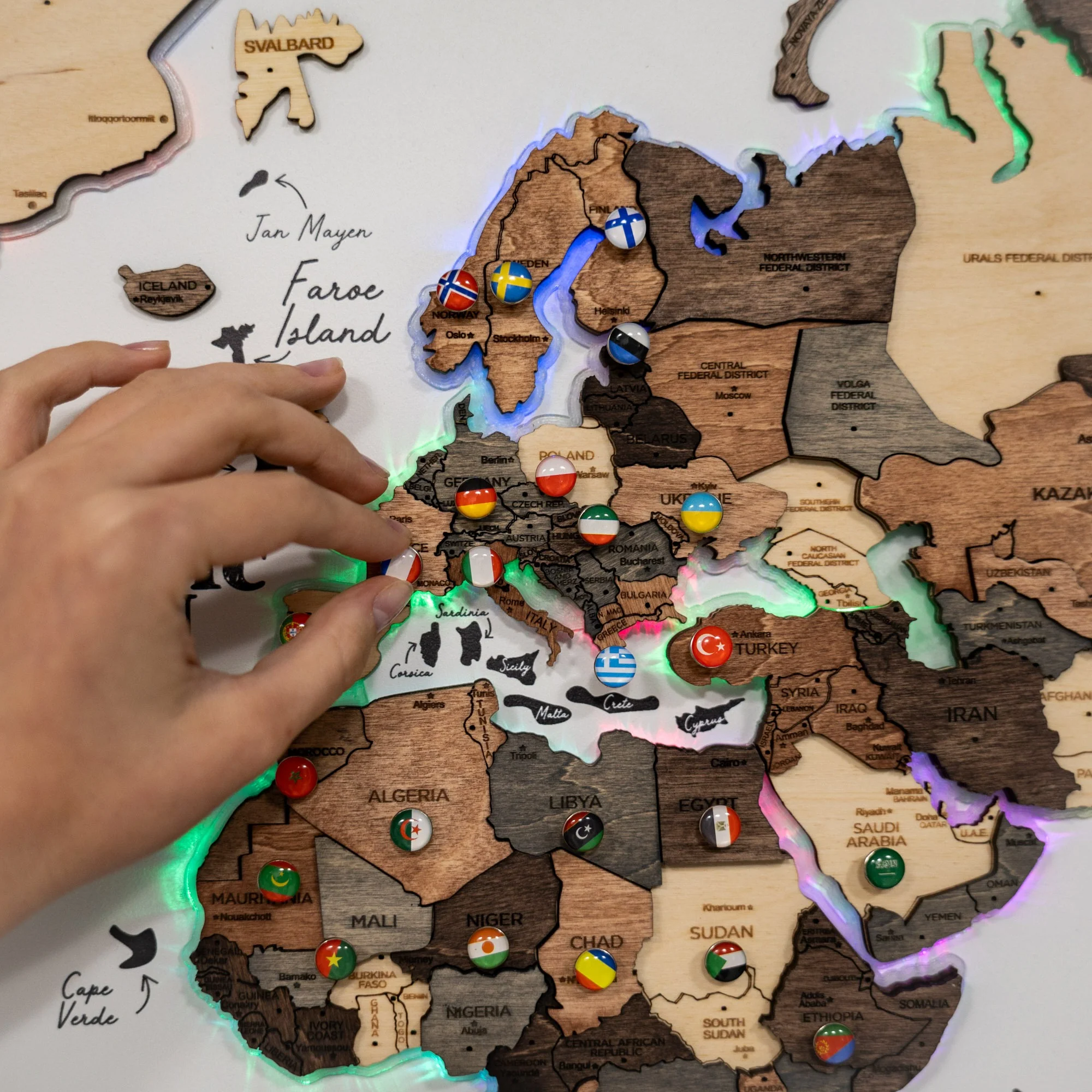 Map on Board LED 2.0 Smokey - Image 8